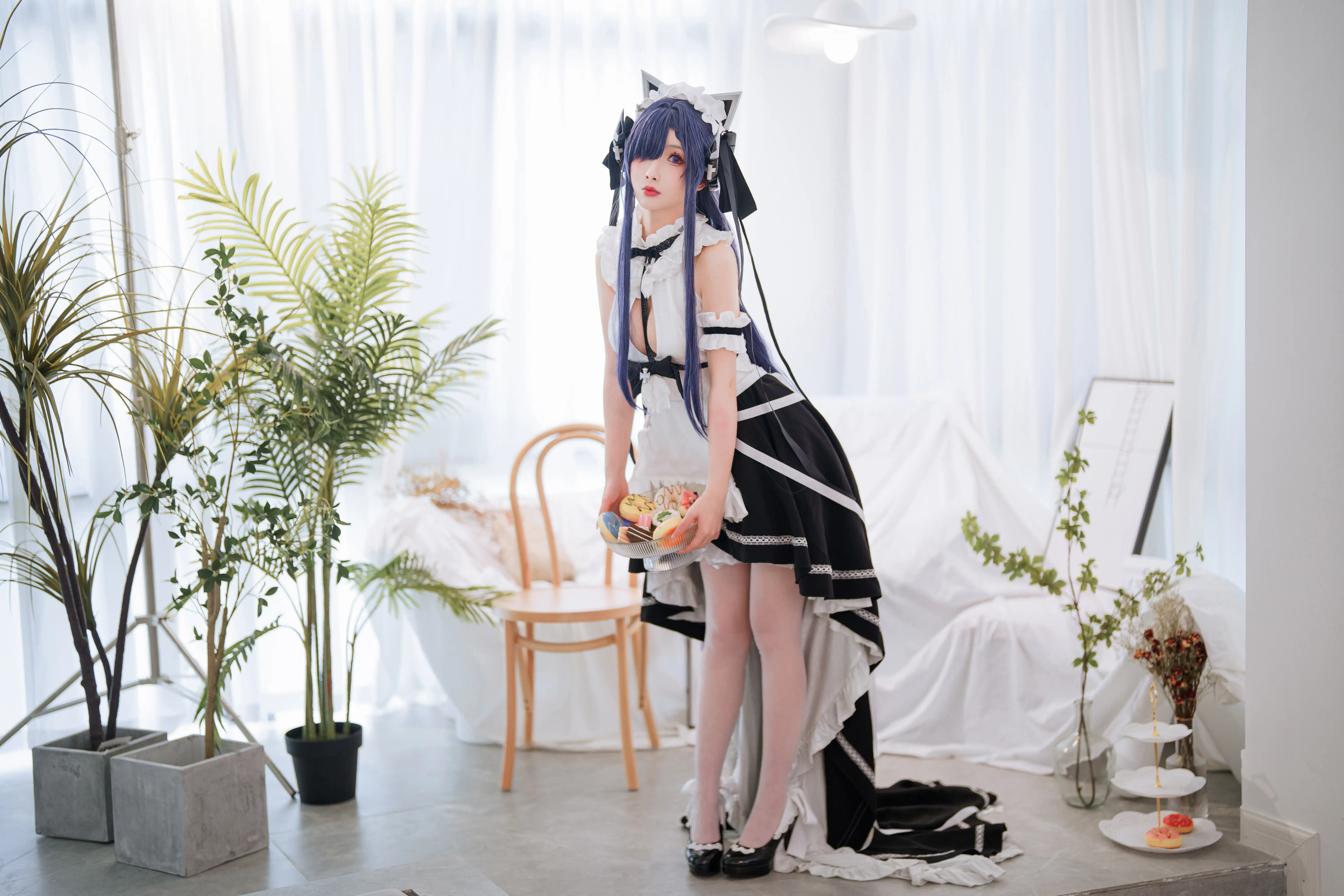 rioko凉凉子 NO.103 奥古斯特 女仆装 [40P 2V 652MB] - 第3张