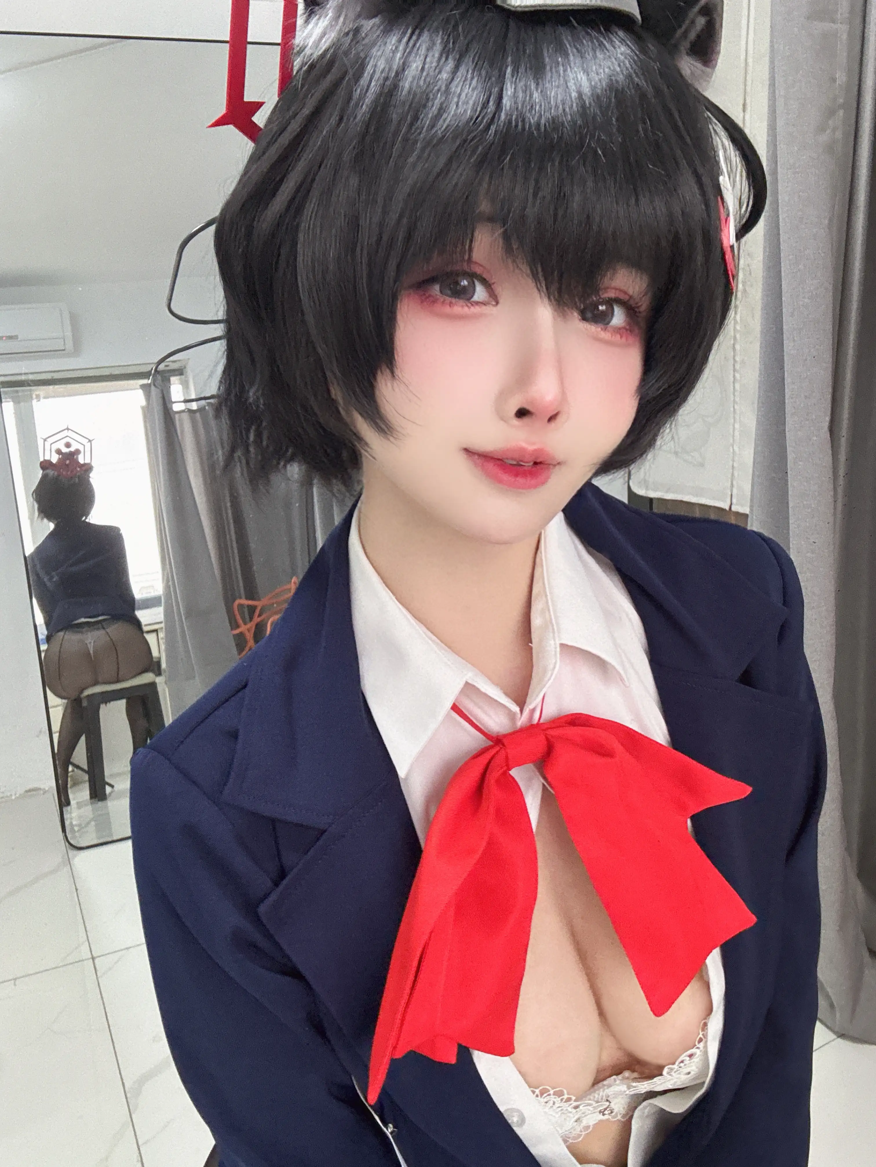 rioko凉凉子 NO.133 蔚蓝档案椿导游 [62P12V 1GB] - 第7张