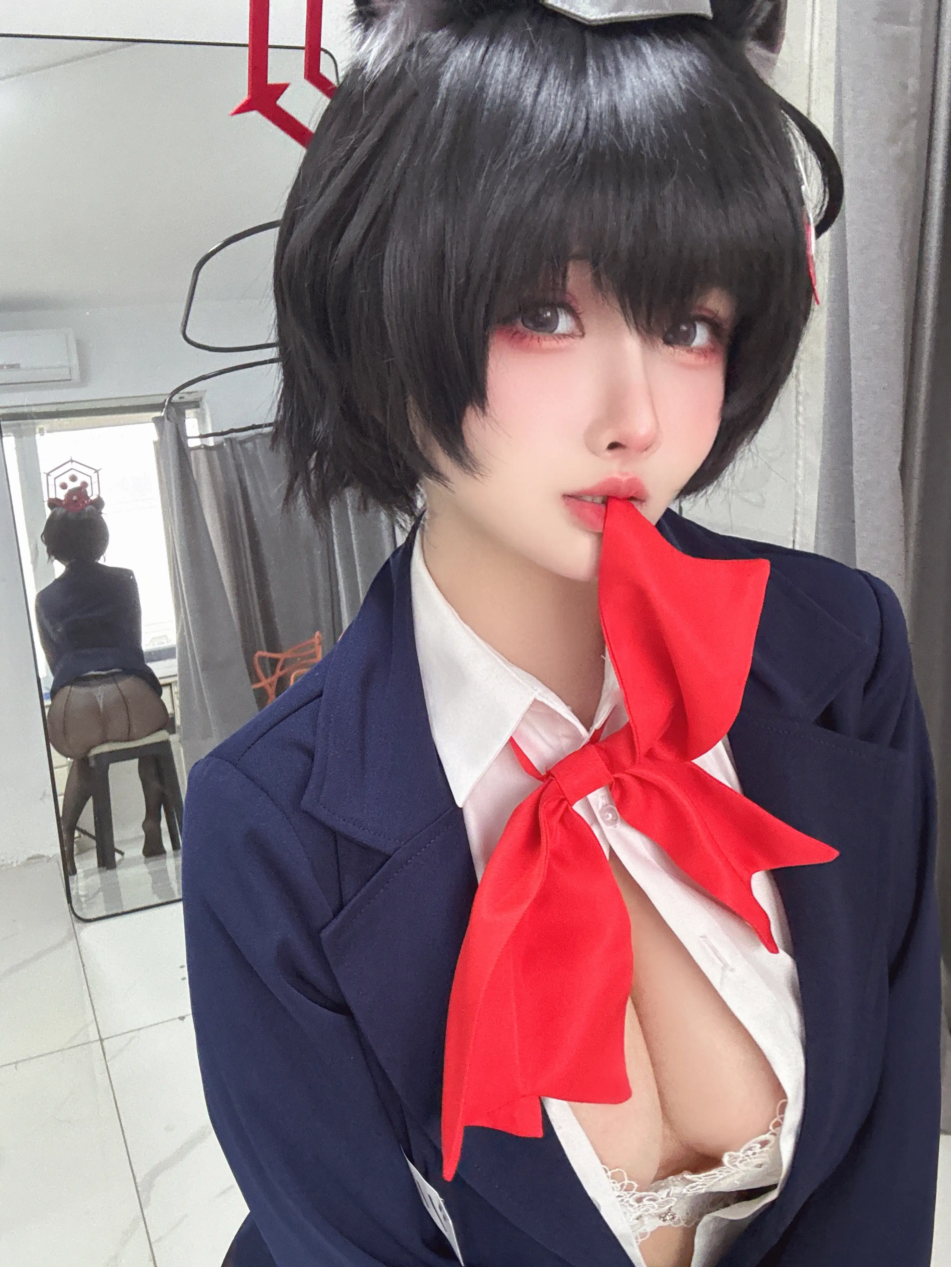 rioko凉凉子 NO.133 蔚蓝档案椿导游 [62P12V 1GB] - 第8张