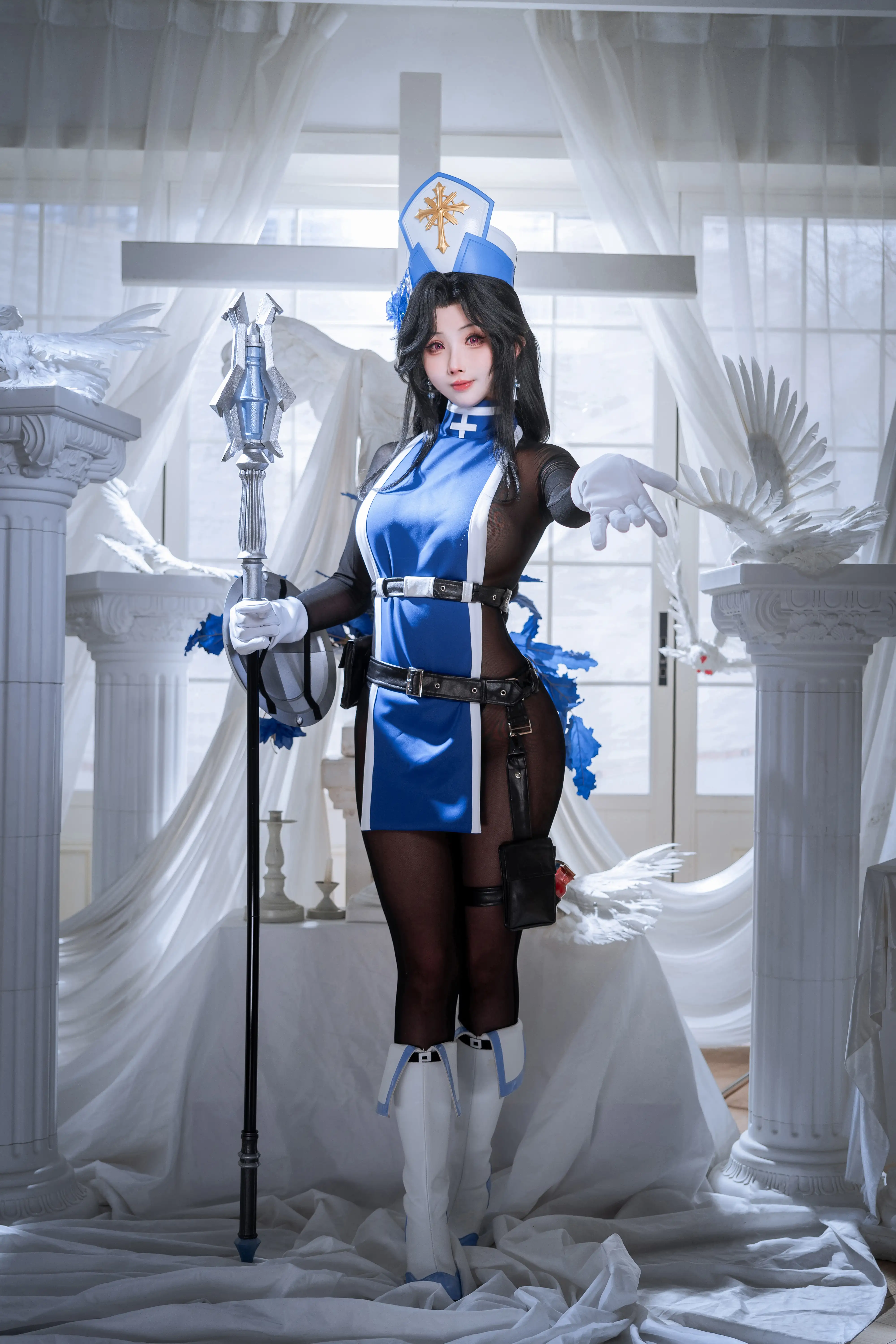 rioko凉凉子 NO.142 Nikke胜利女神 梅登冰玫瑰[45P 469.4M] - 第3张