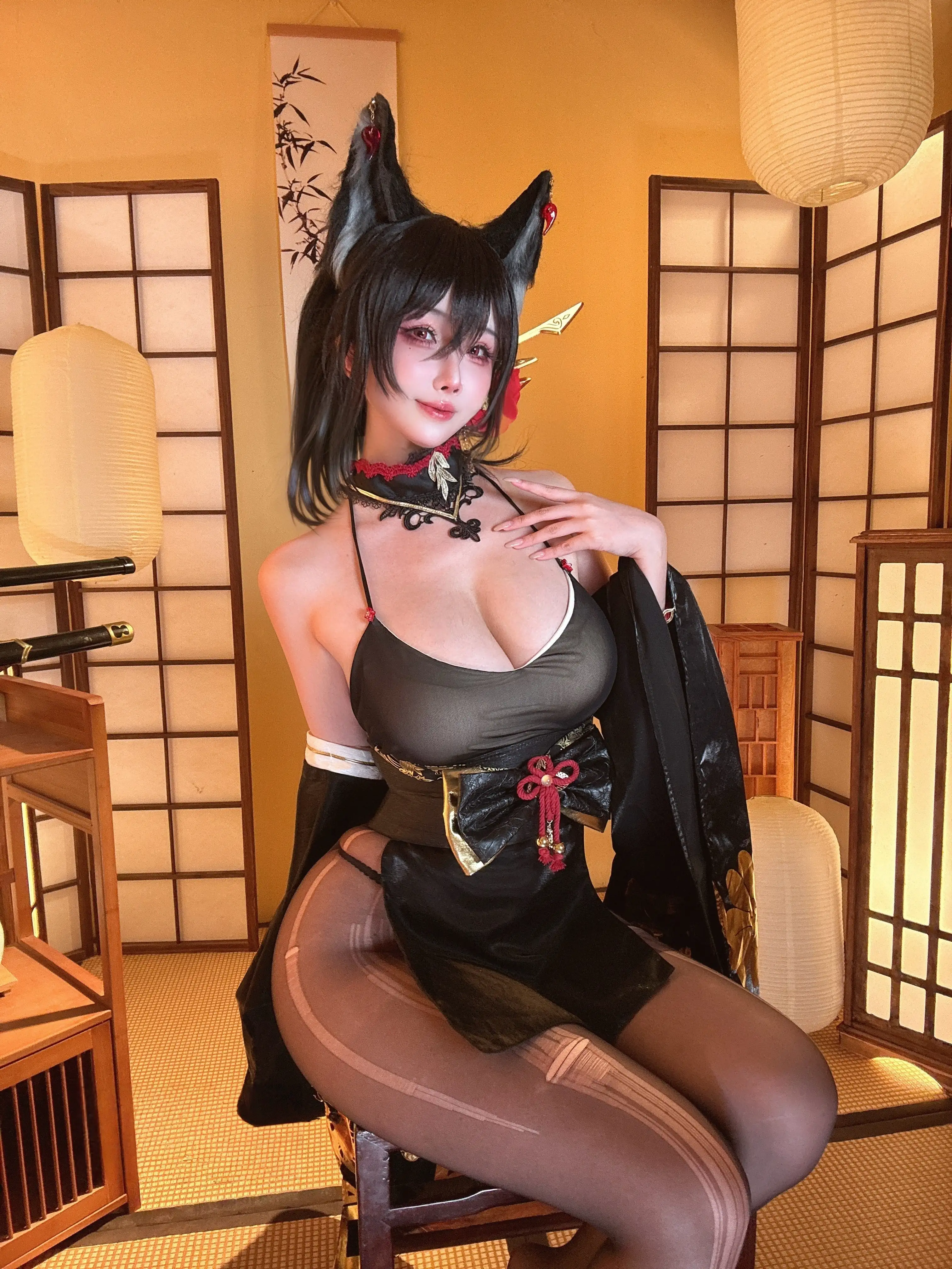 rioko凉凉子 NO.145 碧蓝航线 近江+浅间 [60P 648M] - 第18张