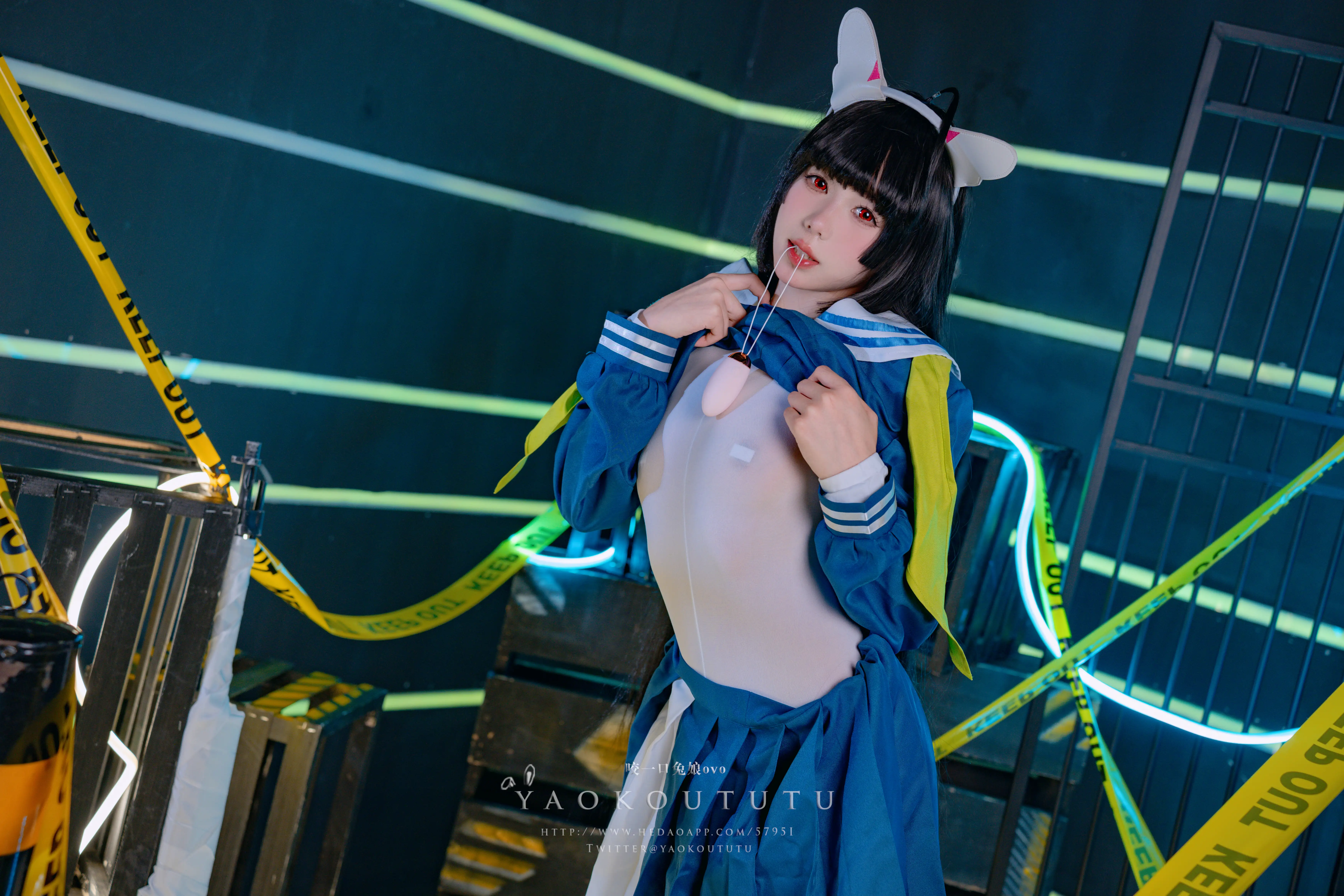 咬一口兔娘(黏黏团子兔) – NO.054 兔兔班车 霞沢美游[41P-1V-714.2M] - 第7张
