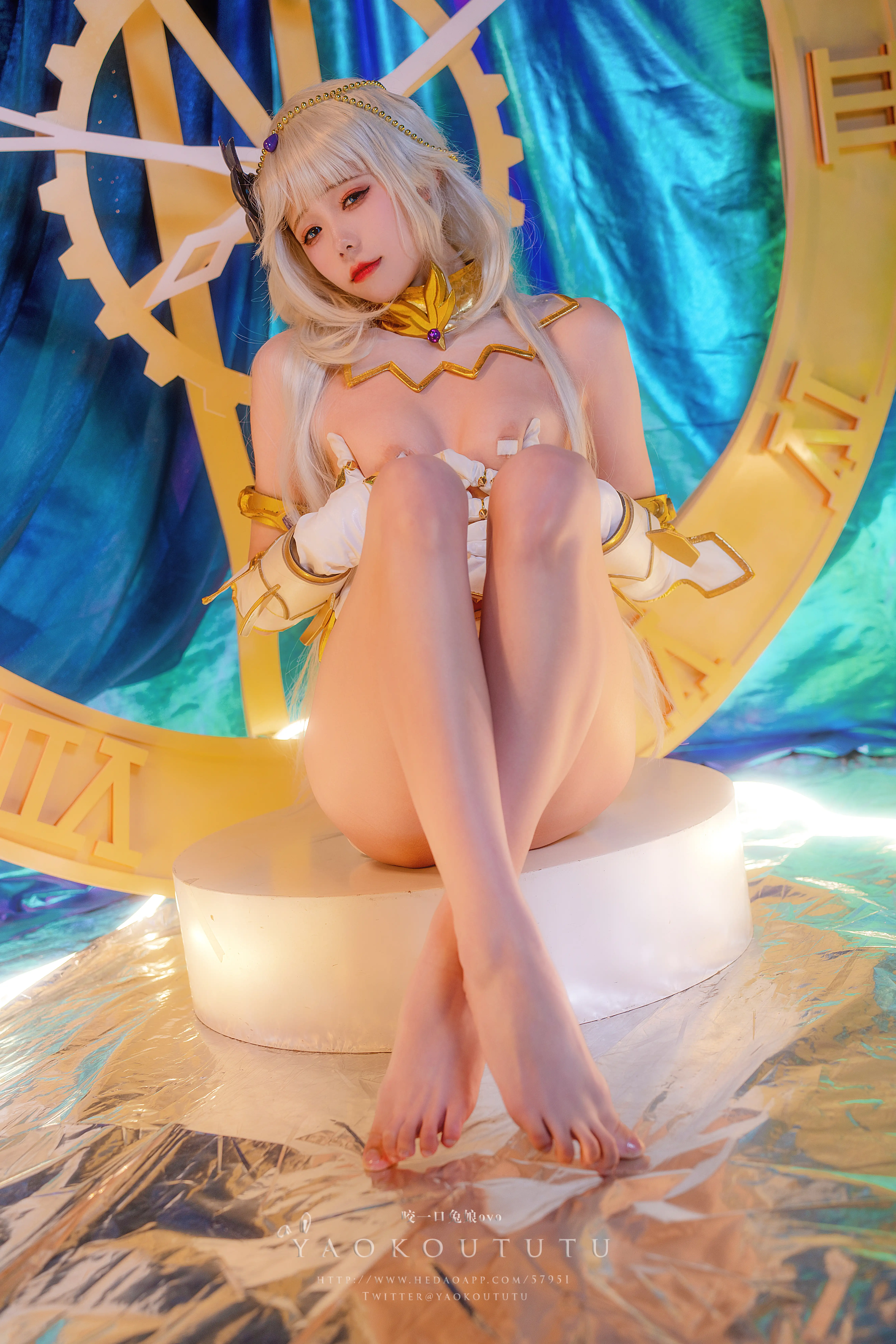 咬一口兔娘(黏黏团子兔) – NO.058 T3专属特典『海王星』[47P-763MB] - 第3张