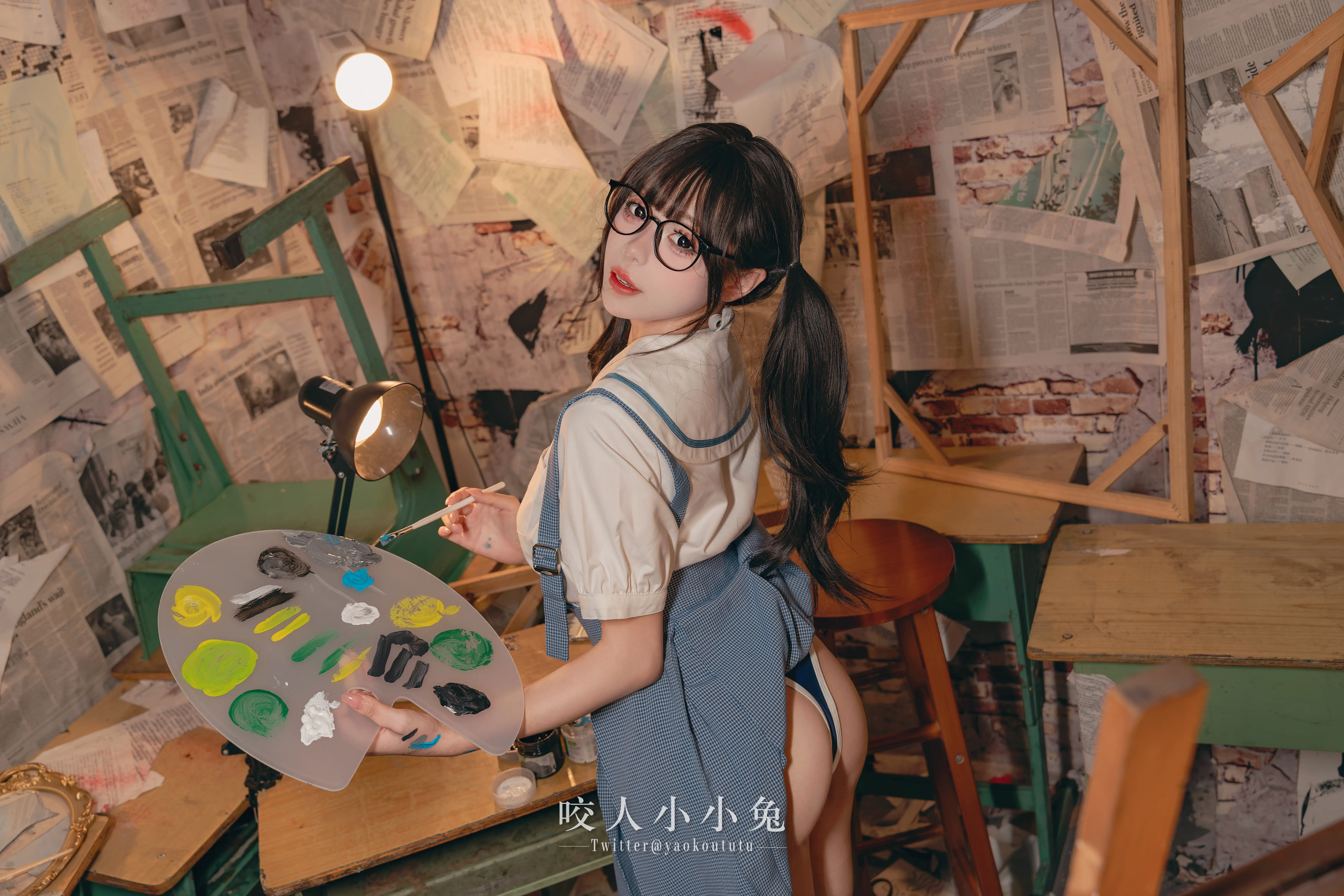 咬一口兔娘(黏黏团子兔) – NO.109 未成名画作&B+WITH+U [71P1V-1.62G] - 第3张