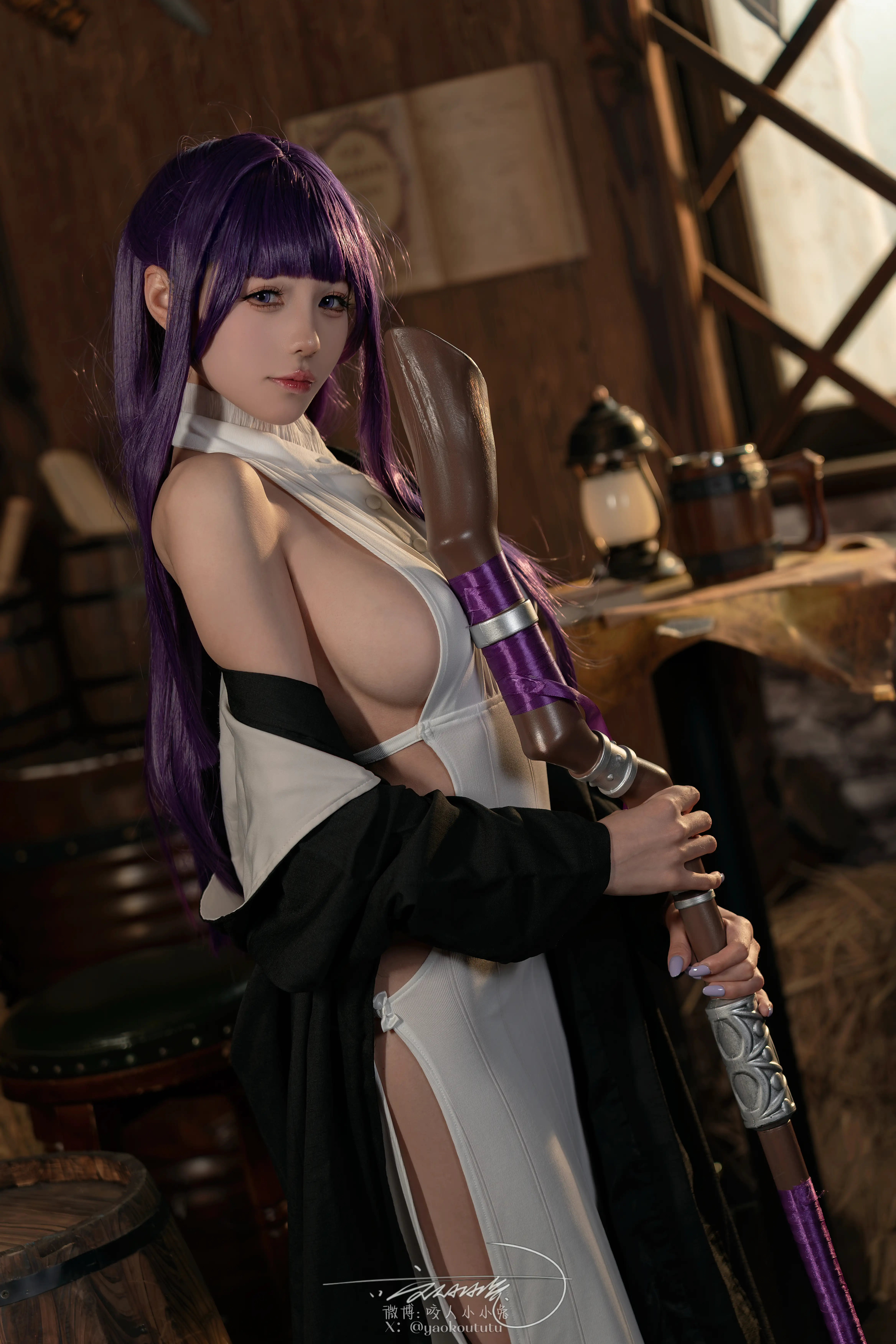 咬一口兔娘(黏黏团子兔) – NO.149 酩酊大喷菇[75P-1V-706.5M] - 第4张