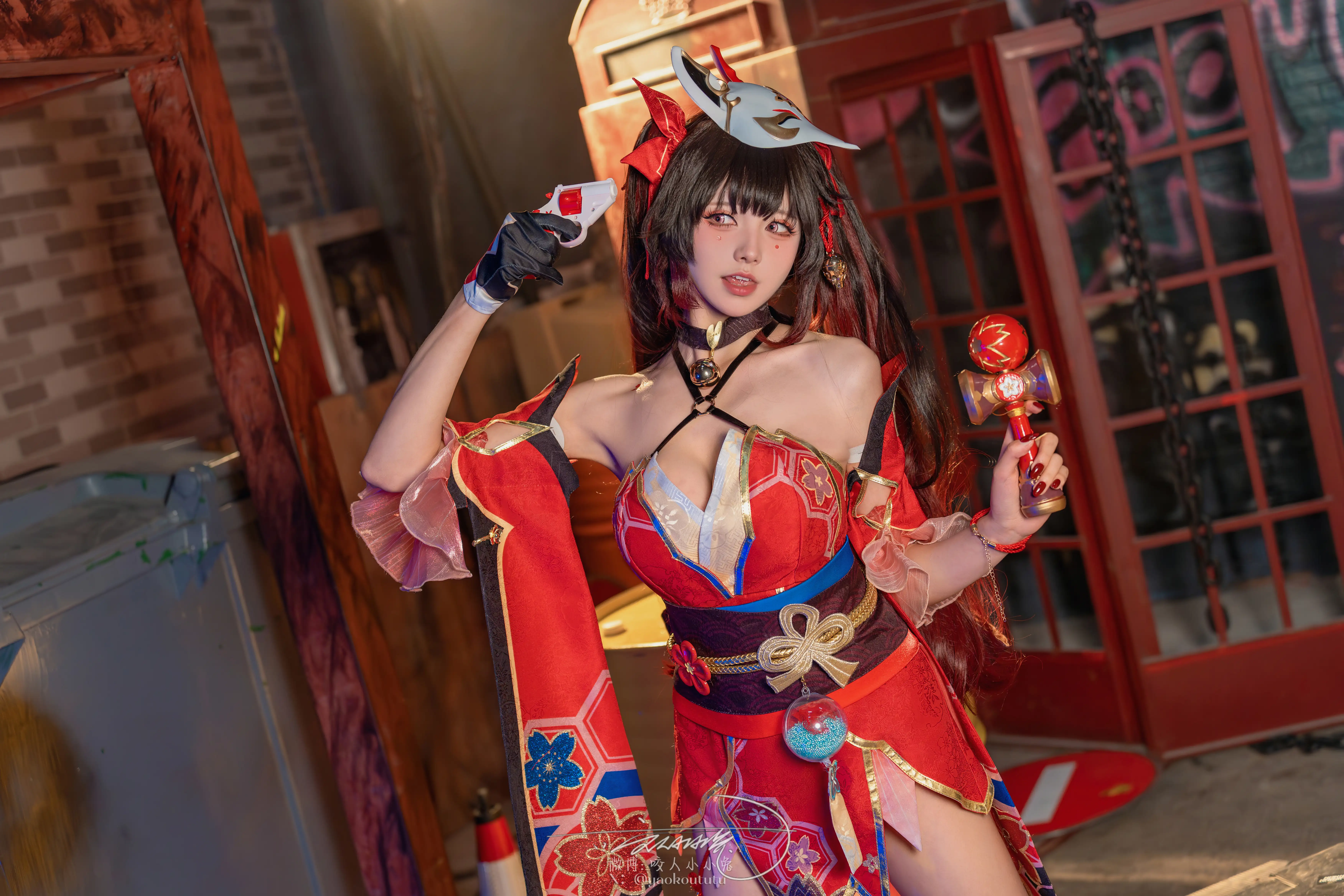 咬一口兔娘(黏黏团子兔) – NO.156 6月作品 星穹铁道 花火[81P-1V-920.6M] - 第8张