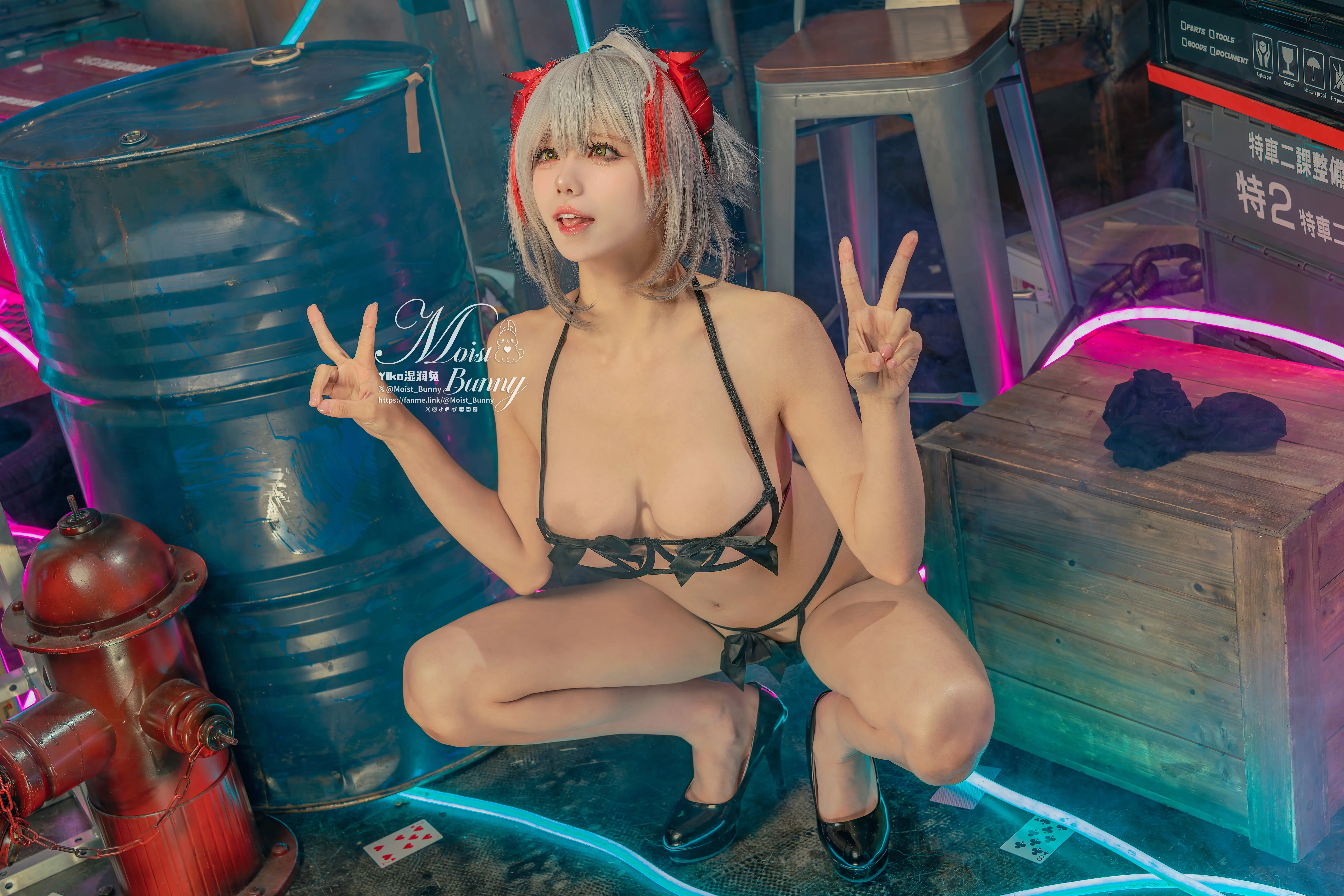 咬一口兔娘(Yiko湿润兔) – NO.212 2月作品『愚夜密函-W』[71P-1V-2.15G] - 第5张