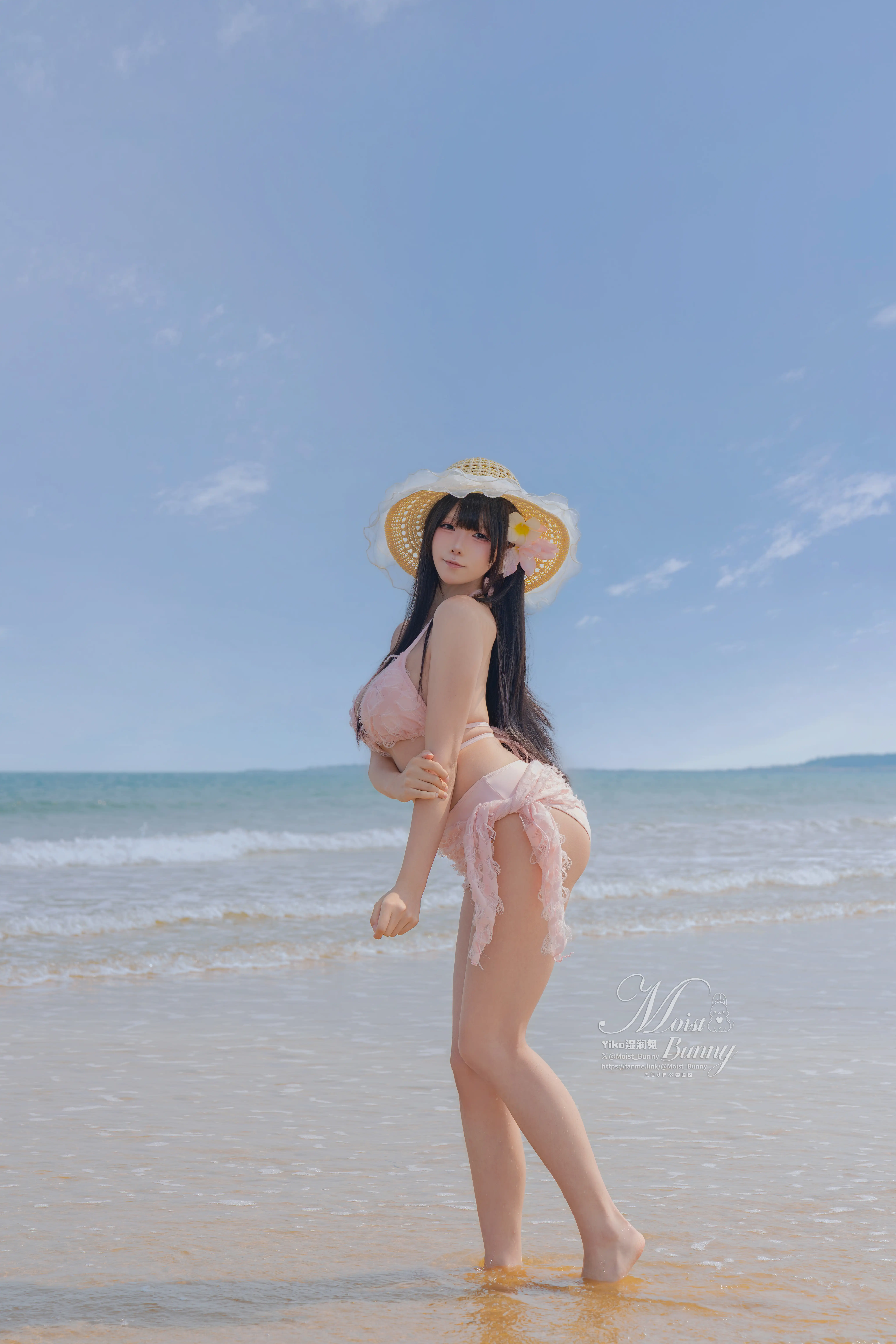 咬一口兔娘(Yiko湿润兔) – NO.240 7月作品 粉红假日 [97P3V-2.17GB] - 第2张