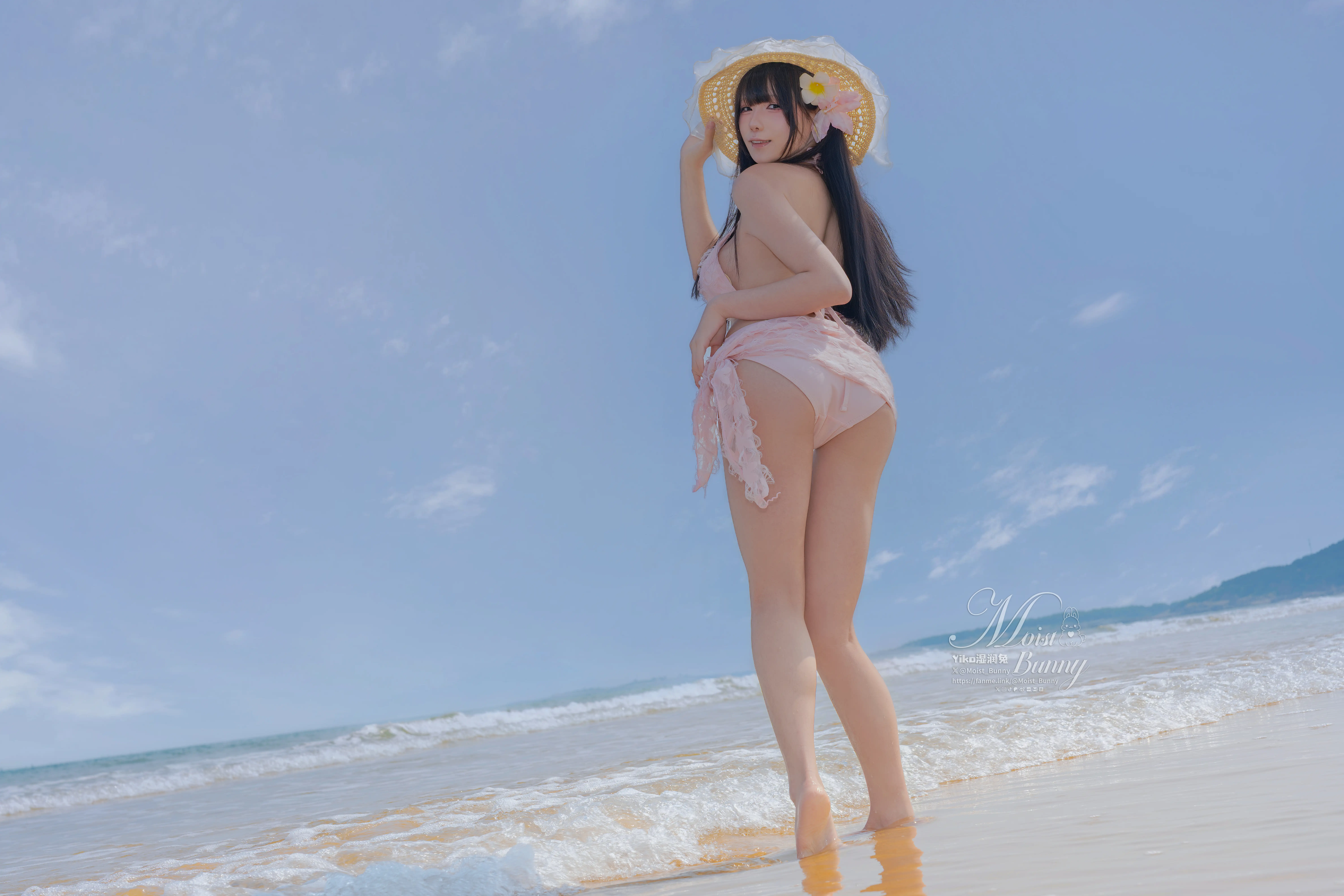 咬一口兔娘(Yiko湿润兔) – NO.240 7月作品 粉红假日 [97P3V-2.17GB] - 第4张