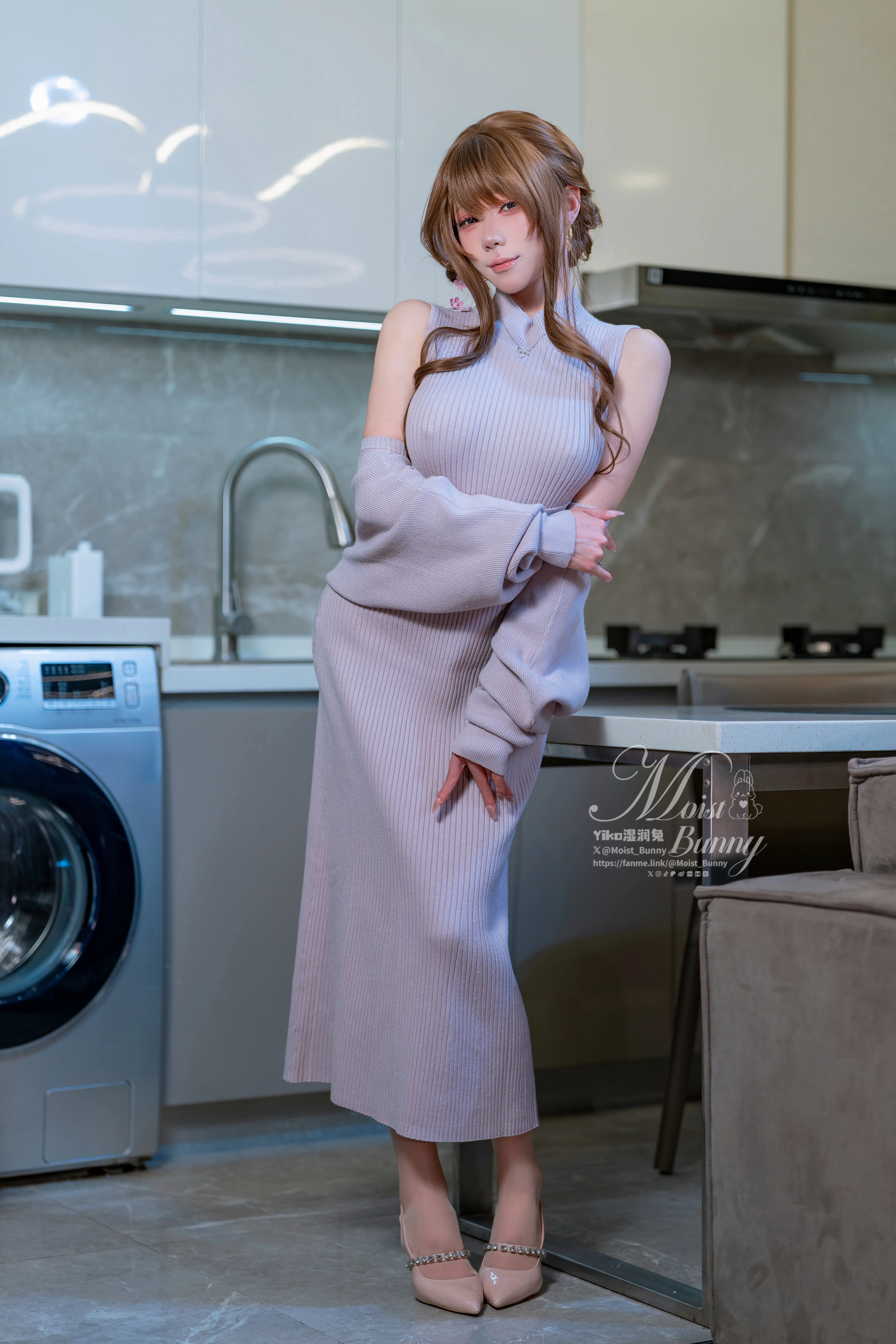 咬一口兔娘(Yiko湿润兔) – NO.265 2026年01月订阅 在丈夫身边[124P-3V-2.71G] - 第2张