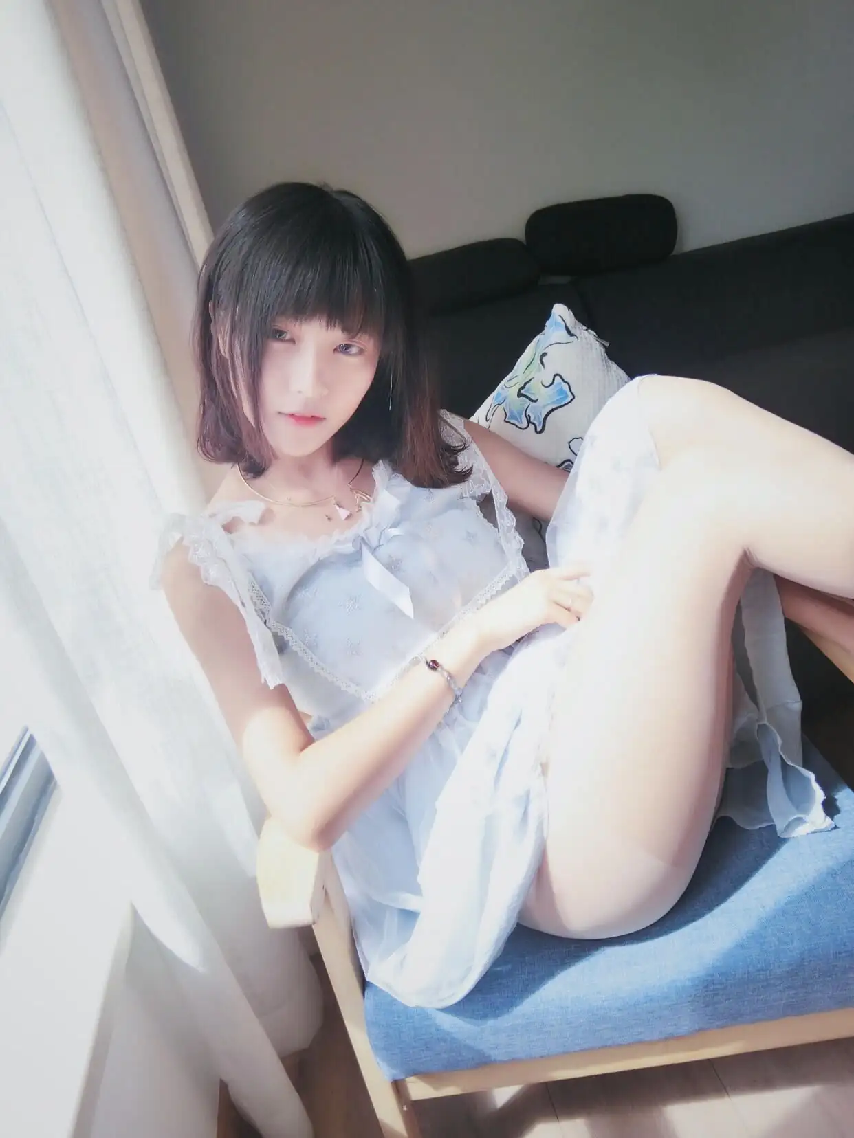 布丁大法 NO.005 透纱蕾丝白袜 [28P]