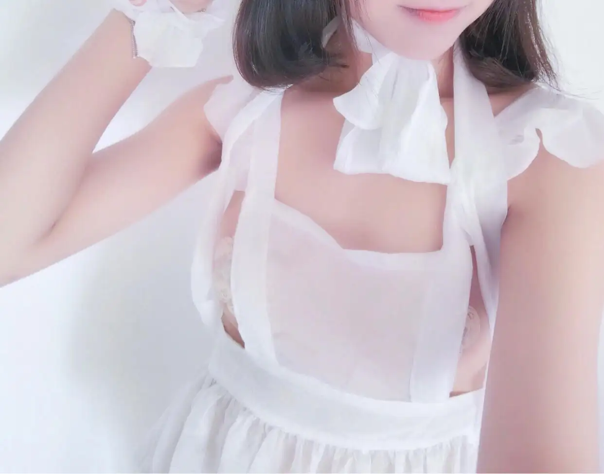 布丁大法 NO.041 白色透明纱衣 [20P]