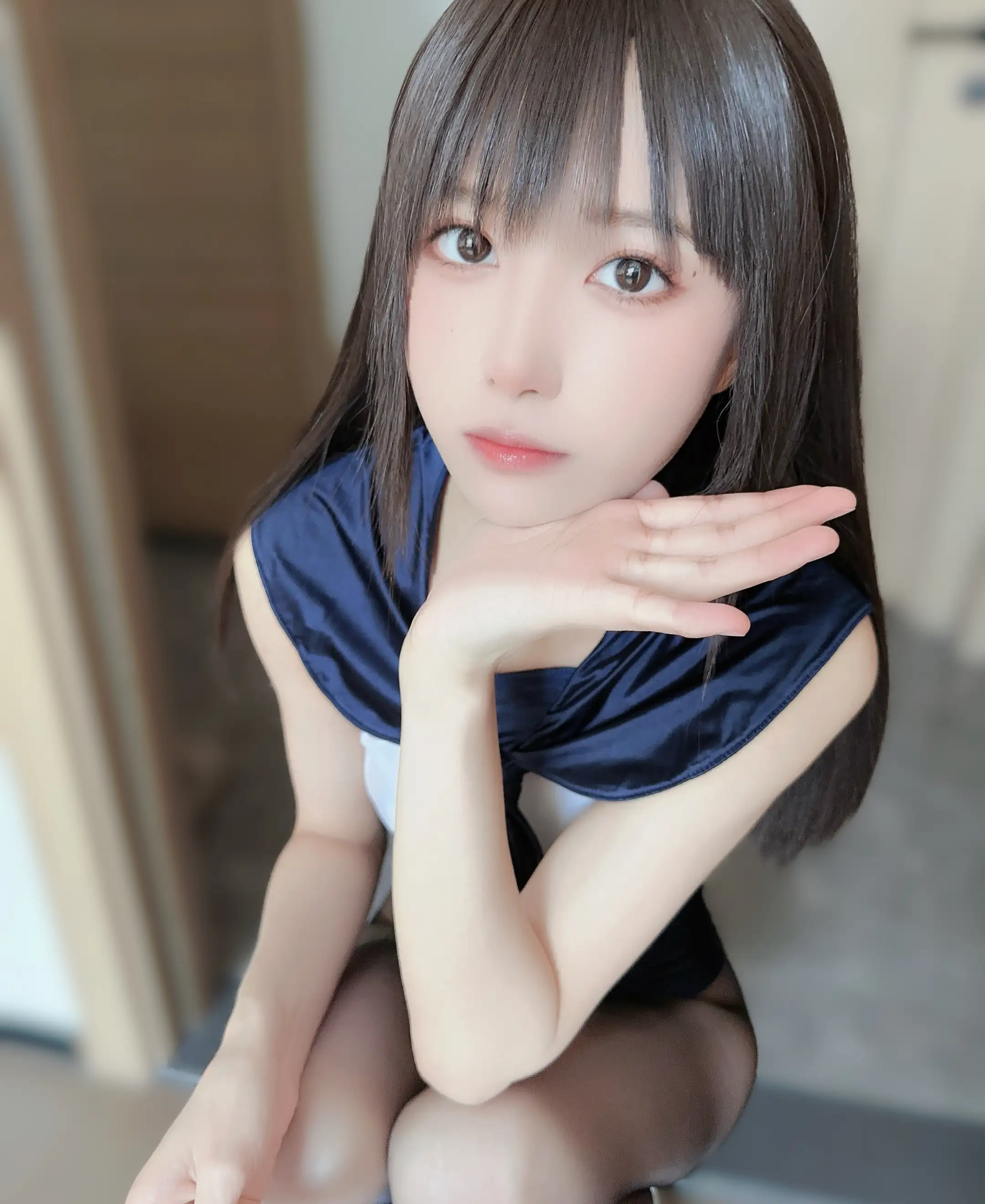 布丁大法 NO.112 蓝色连体泳 [95P6V-853MB]