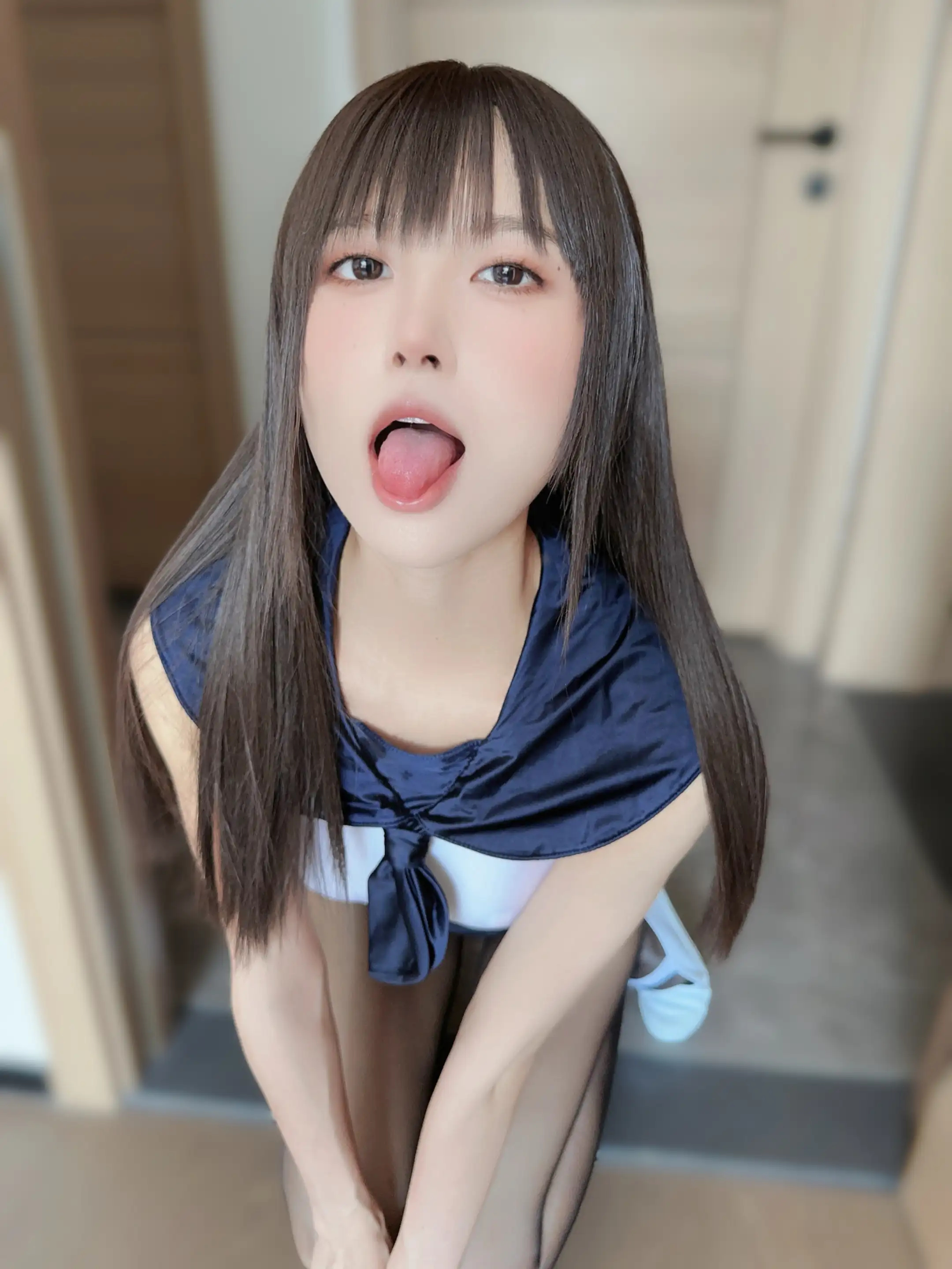 布丁大法 NO.112 蓝色连体泳 [95P6V-853MB] - 第2张