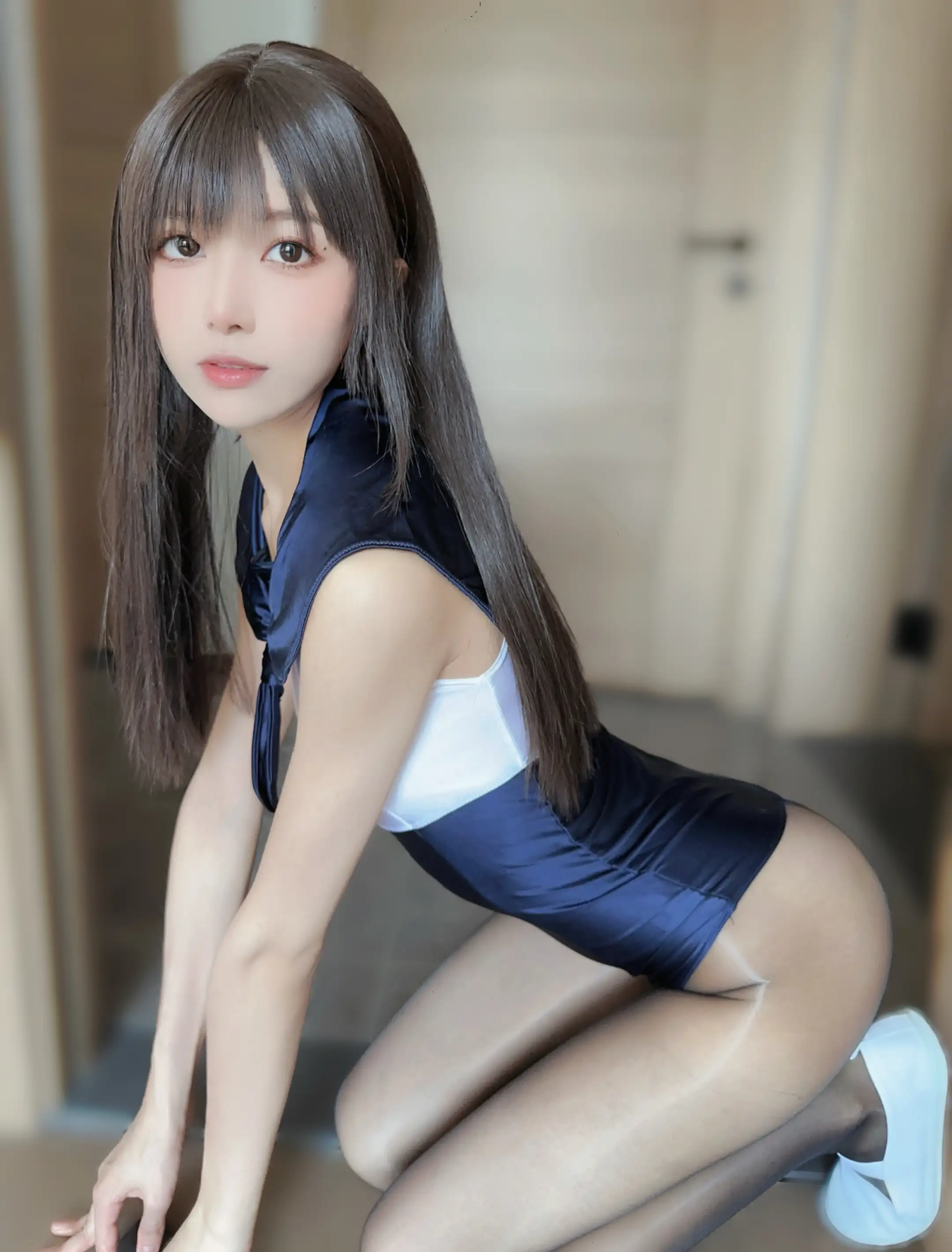 布丁大法 NO.112 蓝色连体泳 [95P6V-853MB] - 第4张