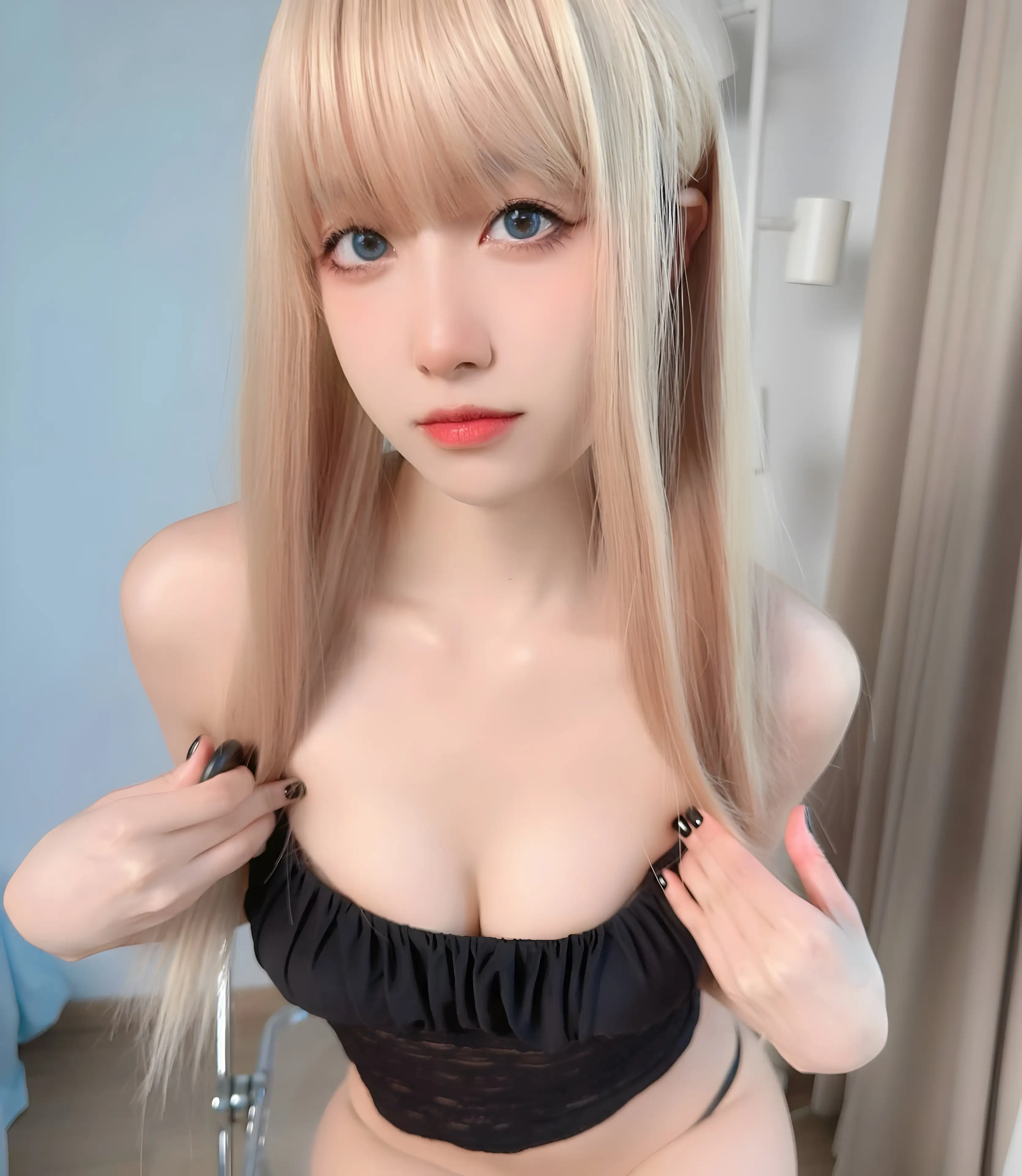 布丁大法 NO.253 2025年09月 怼脸🖤[17P2V 63M] - 第3张
