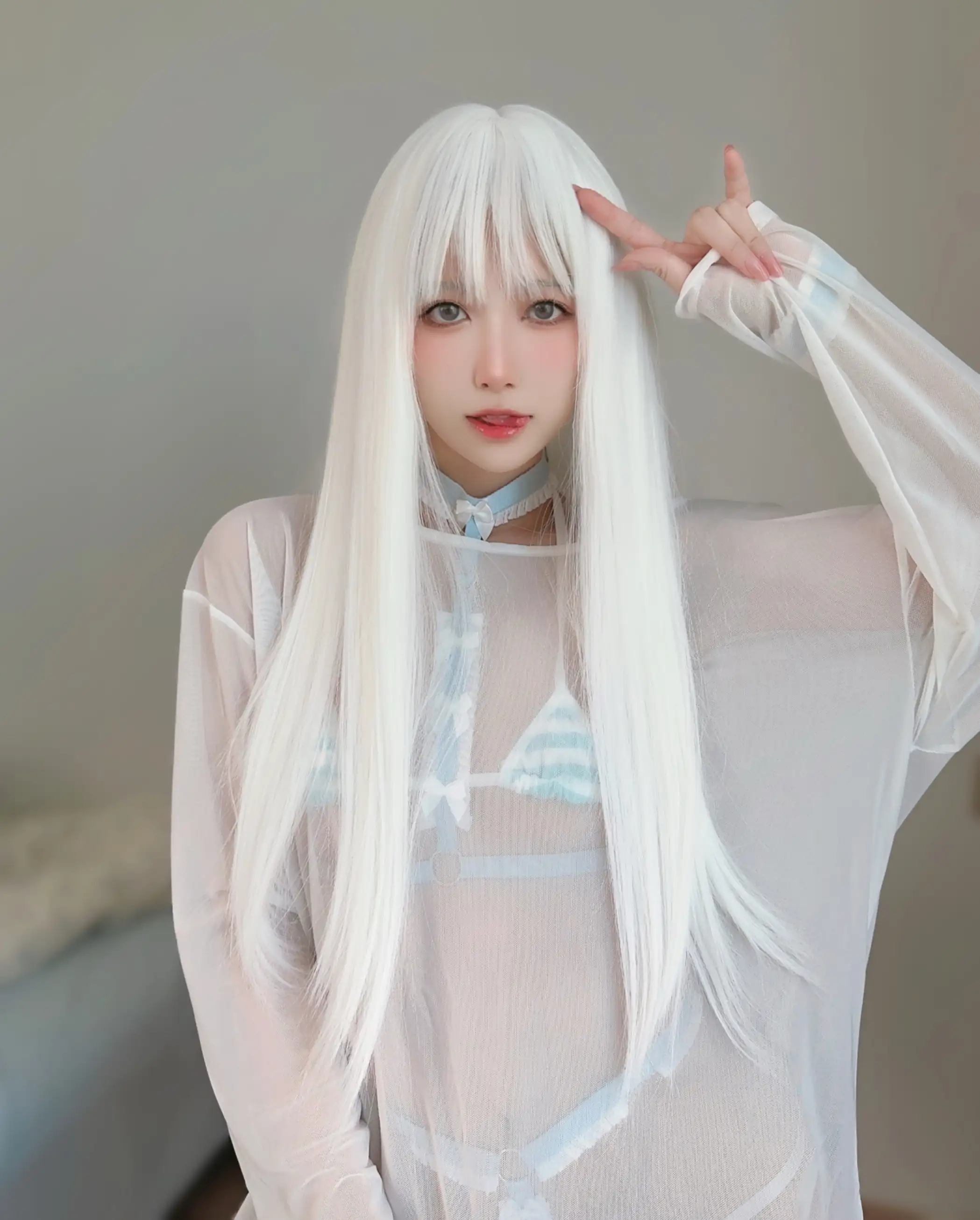 布丁大法 NO.254 白毛女友 [105P8V 991MB]