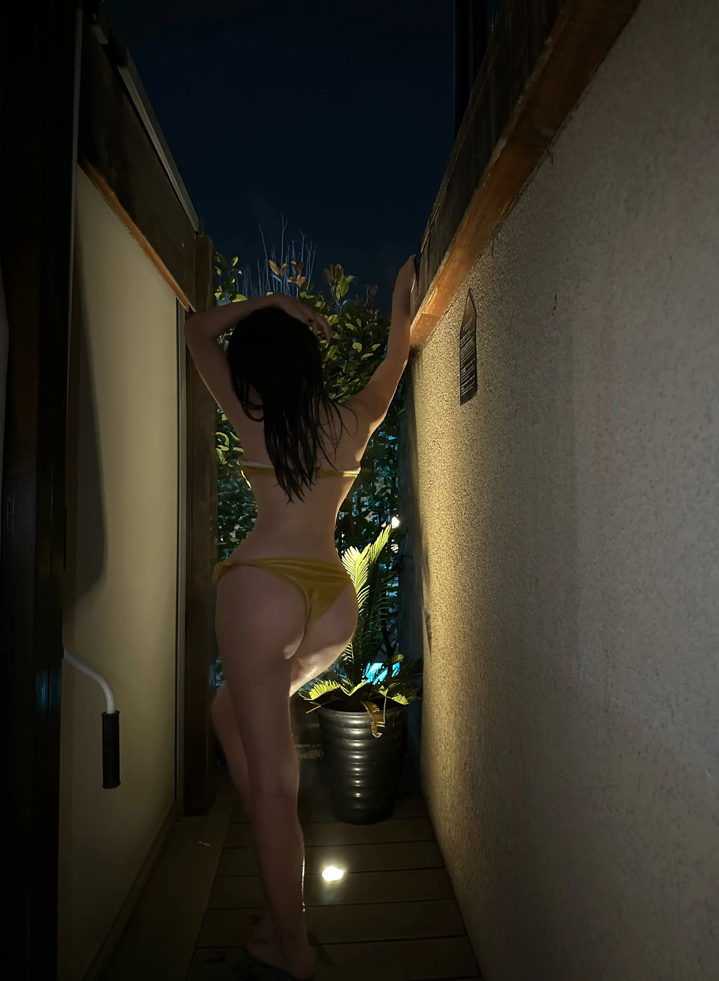 奶宝妹纸 NO.023 微密圈系列  深夜游泳池[24P-10V-177.4M] - 第1张