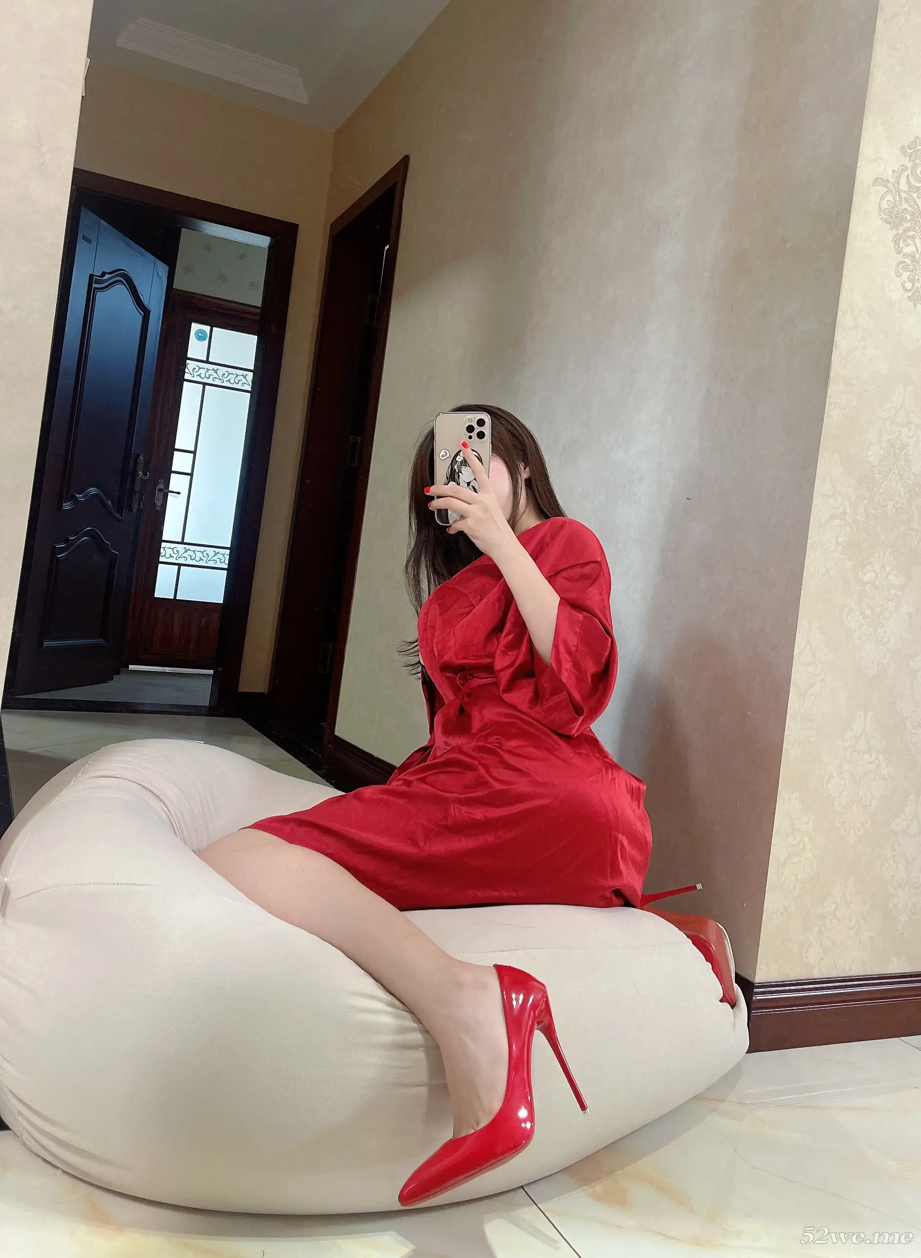 奶宝妹纸 NO.037 微密圈系列 丝绸浴袍[14P-16.2M] - 第7张