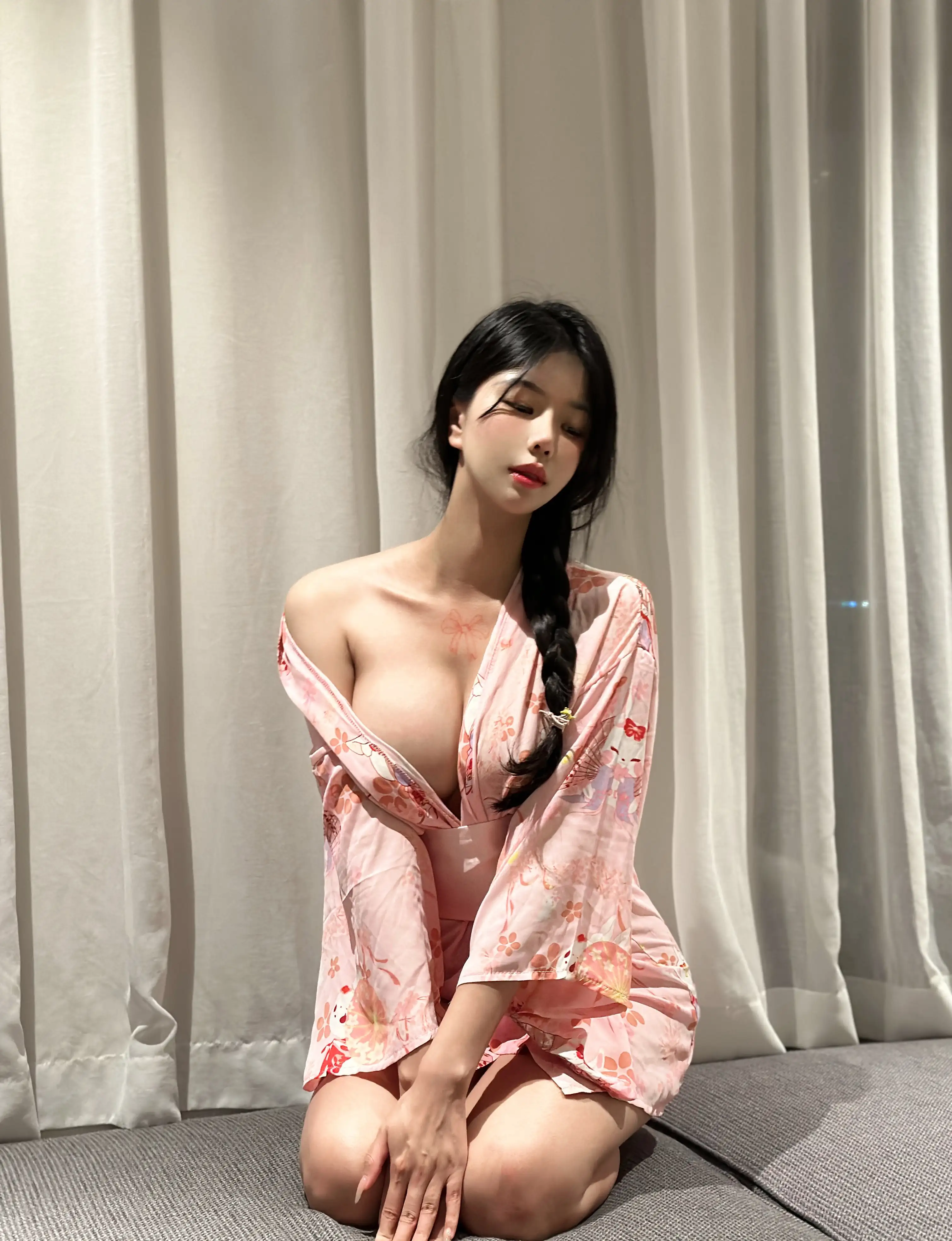 鱼神 NO.040 粉色花裙[20P／43MB] - 第7张