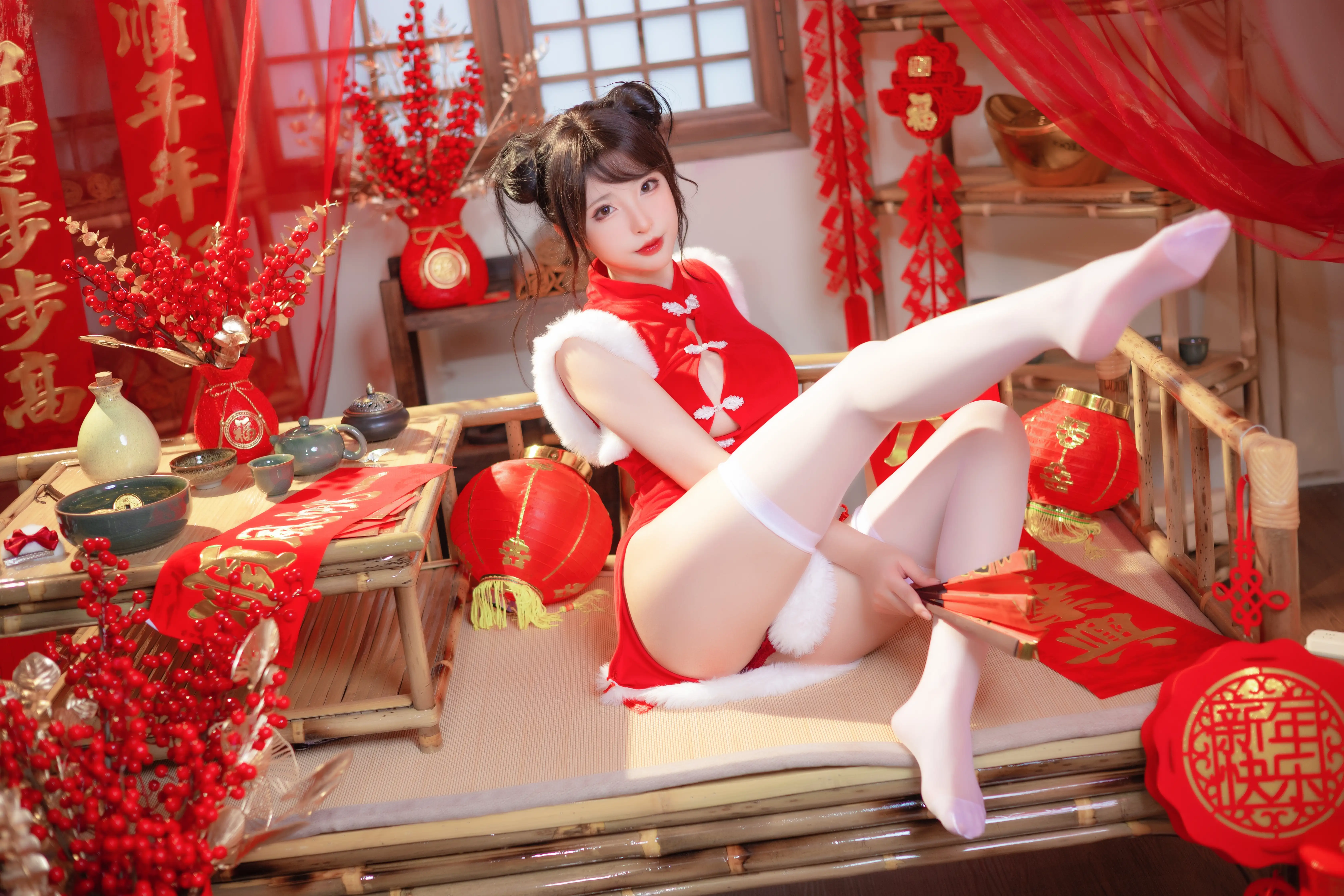 清水由乃 – NO.049 新年旗袍[78P-953M] - 第3张