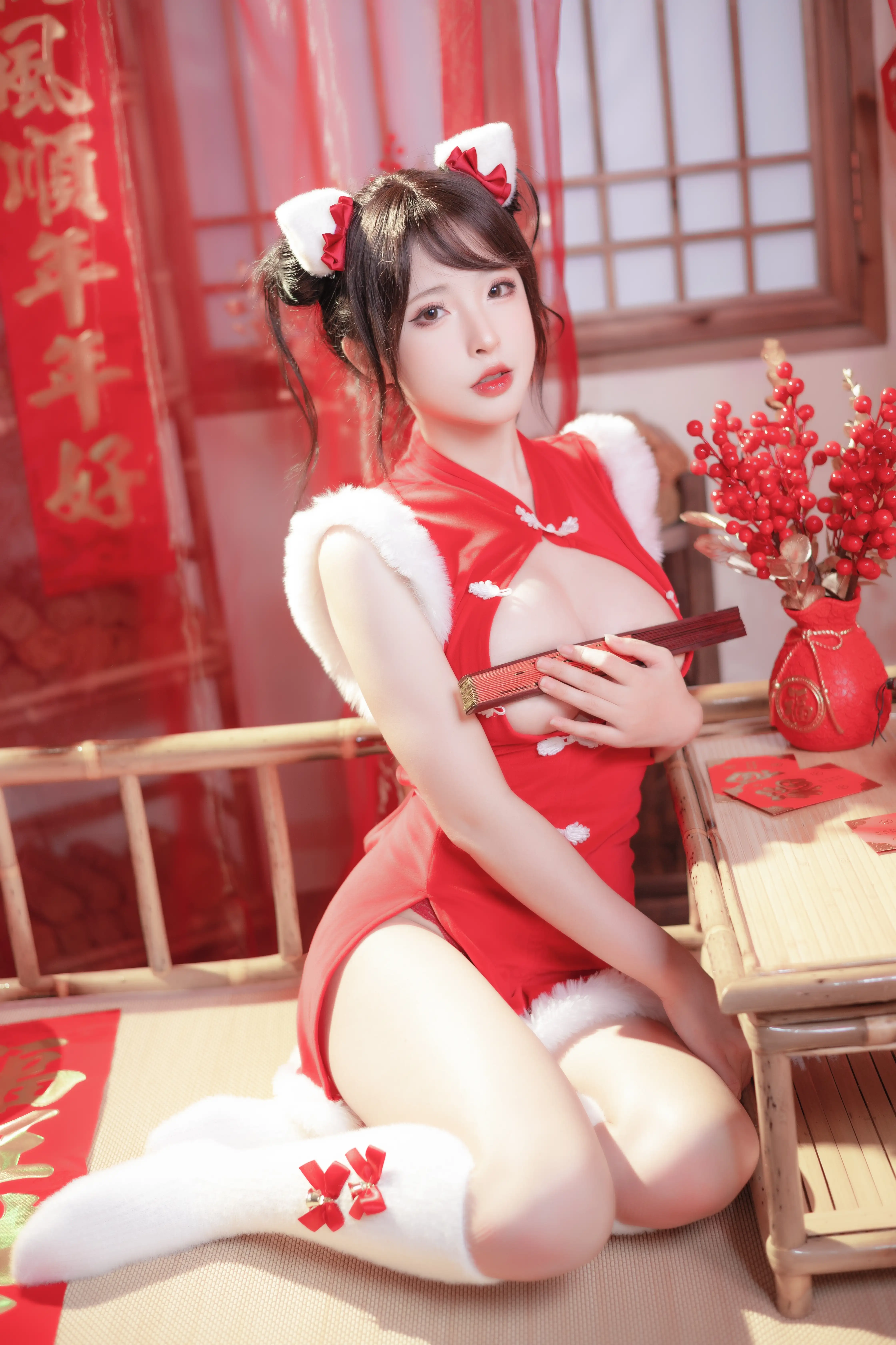 清水由乃 – NO.049 新年旗袍[78P-953M] - 第7张