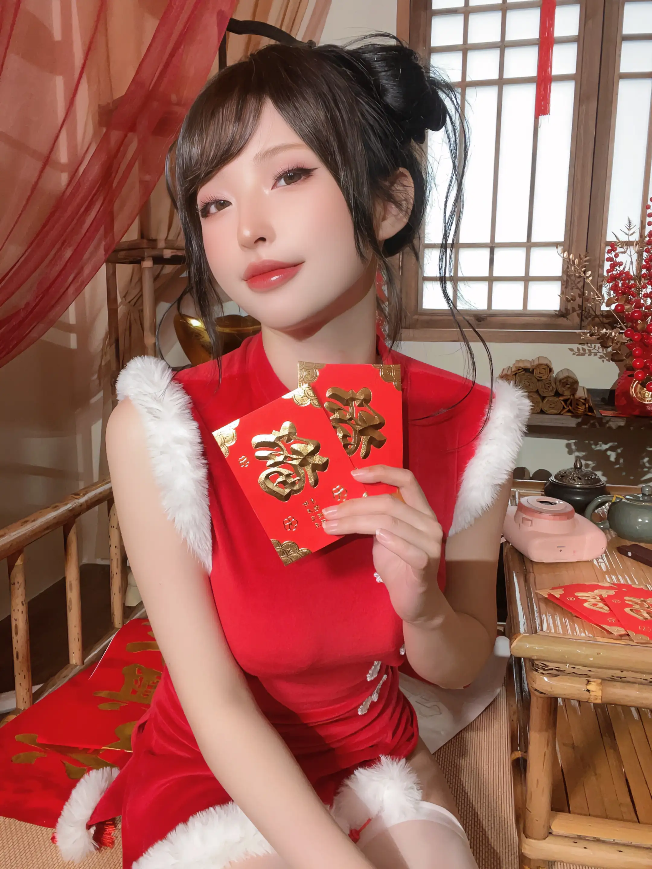 清水由乃 – NO.049 新年旗袍[78P-953M] - 第9张