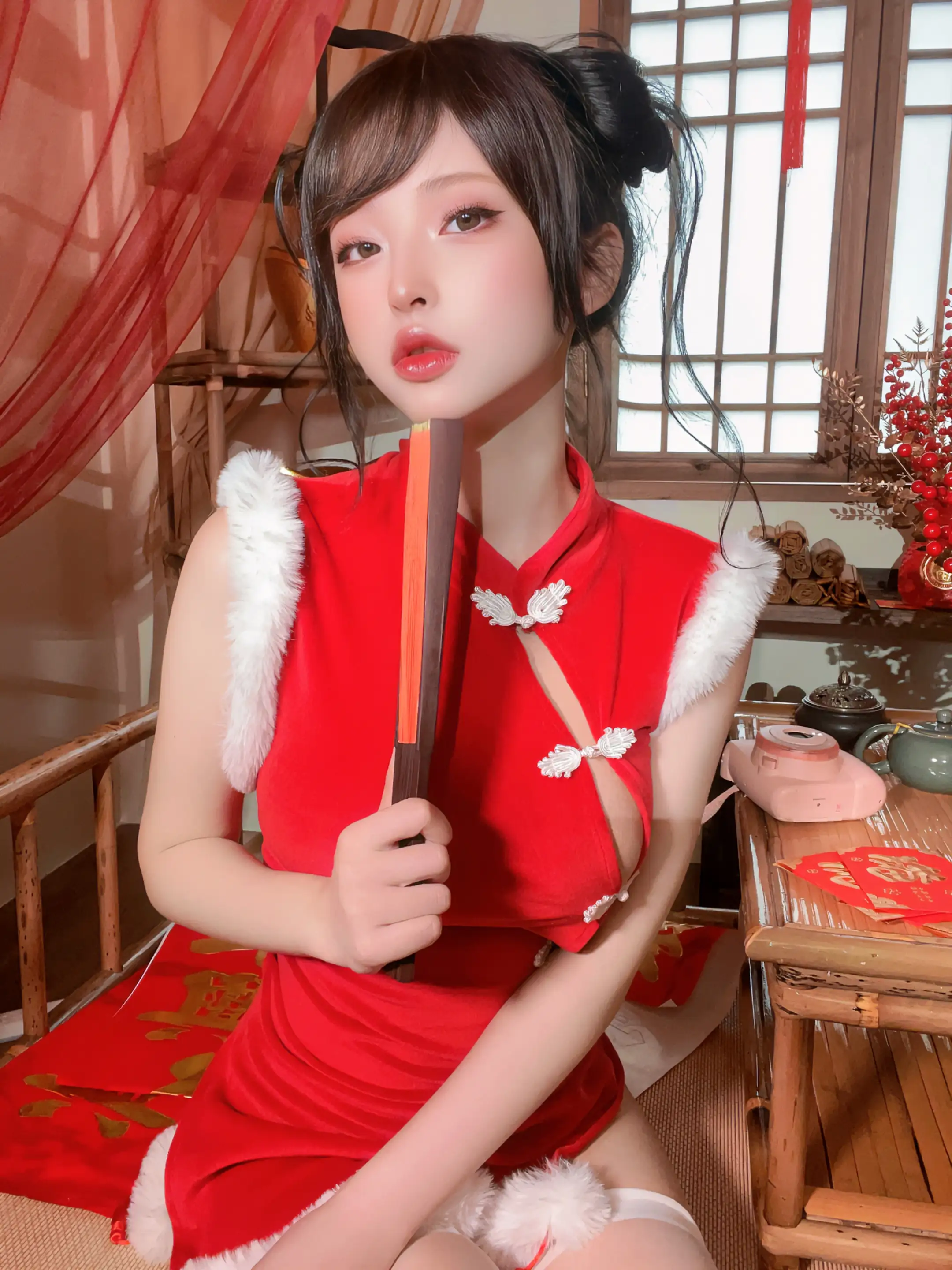 清水由乃 – NO.049 新年旗袍[78P-953M] - 第11张