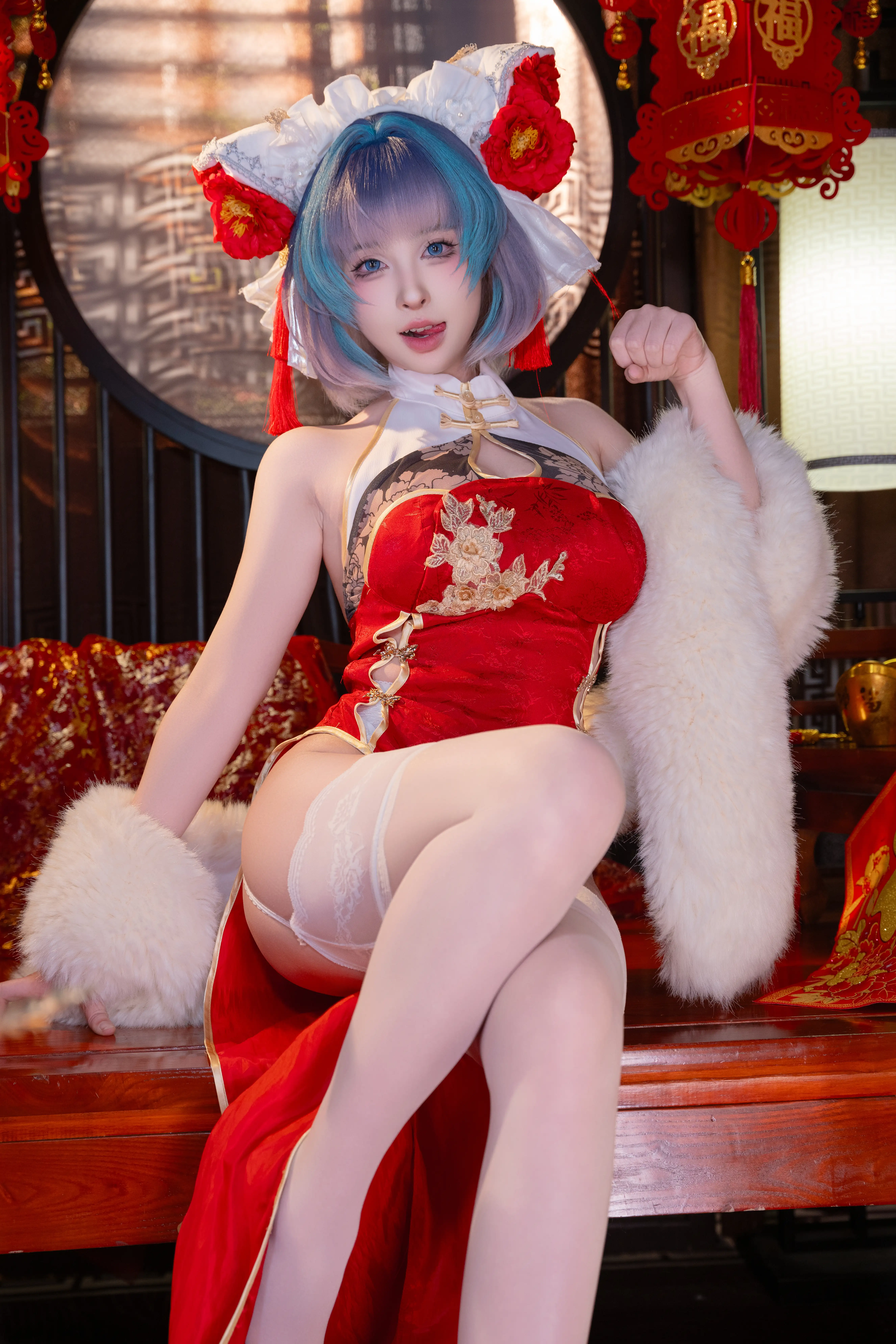 清水由乃 – NO.065 柴郡新春旗袍 [71P1V-2.41GB] - 第2张
