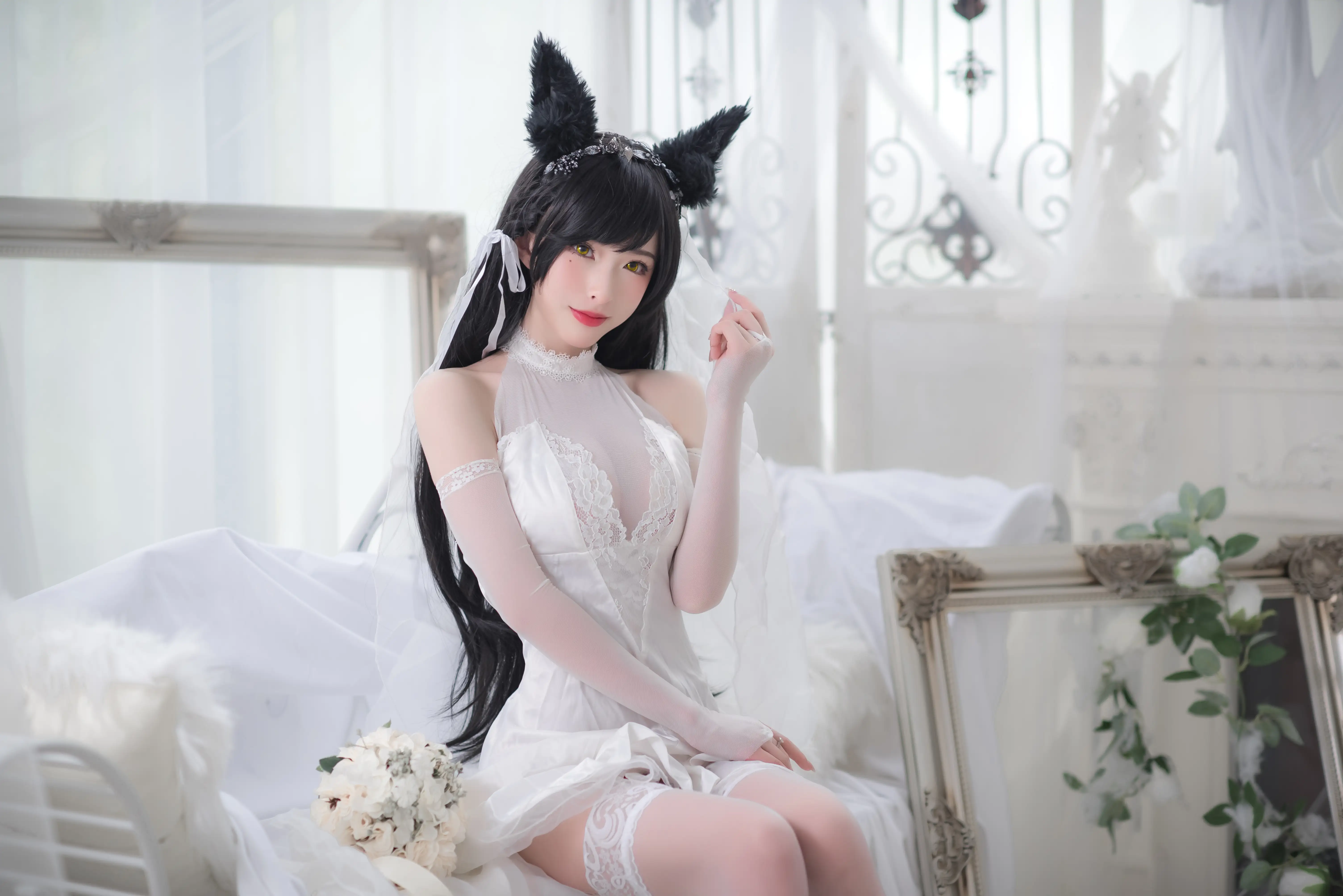 清水由乃 NO.014 爱宕婚纱 [49P1V-1.66GB] - 第3张