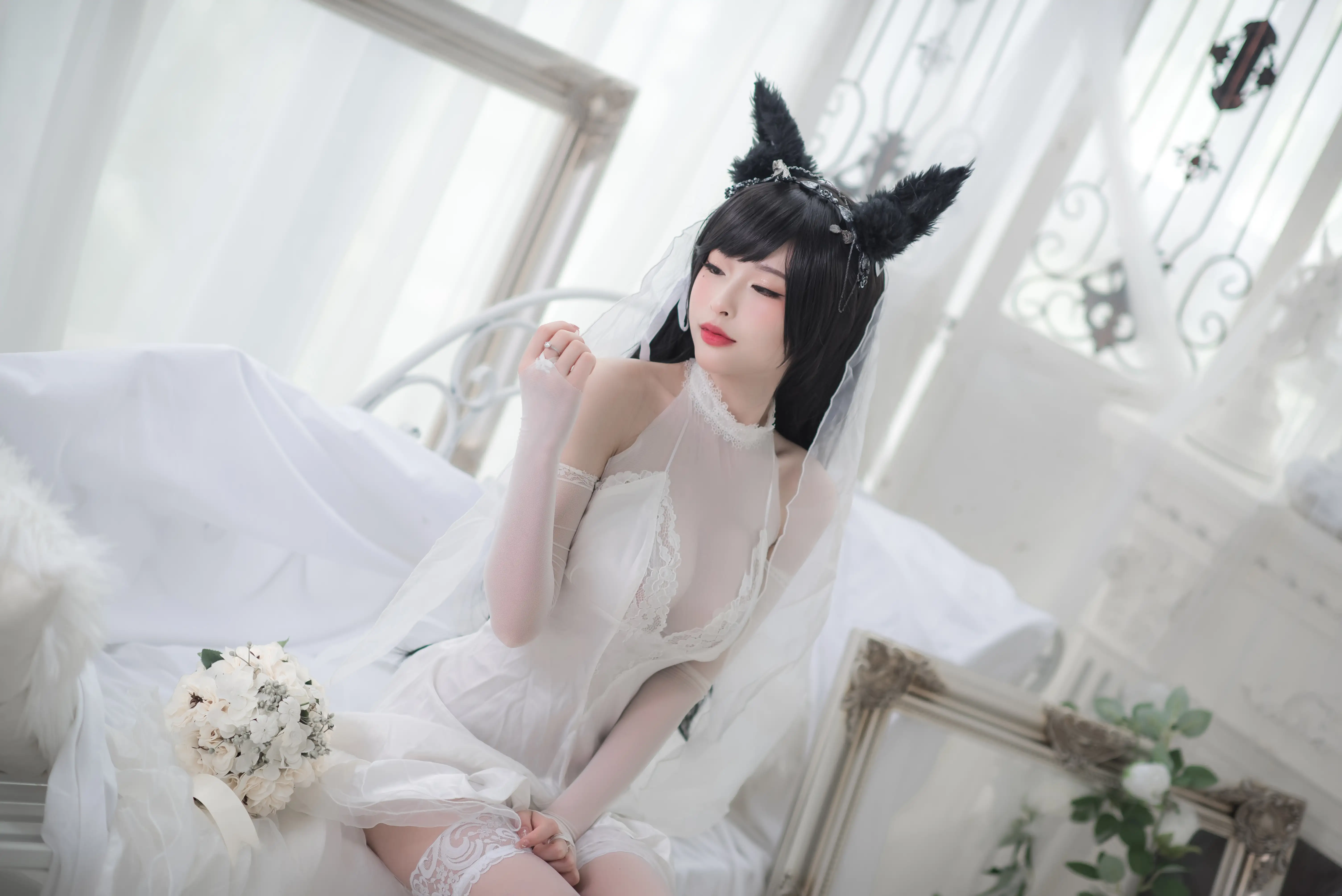清水由乃 NO.014 爱宕婚纱 [49P1V-1.66GB] - 第4张