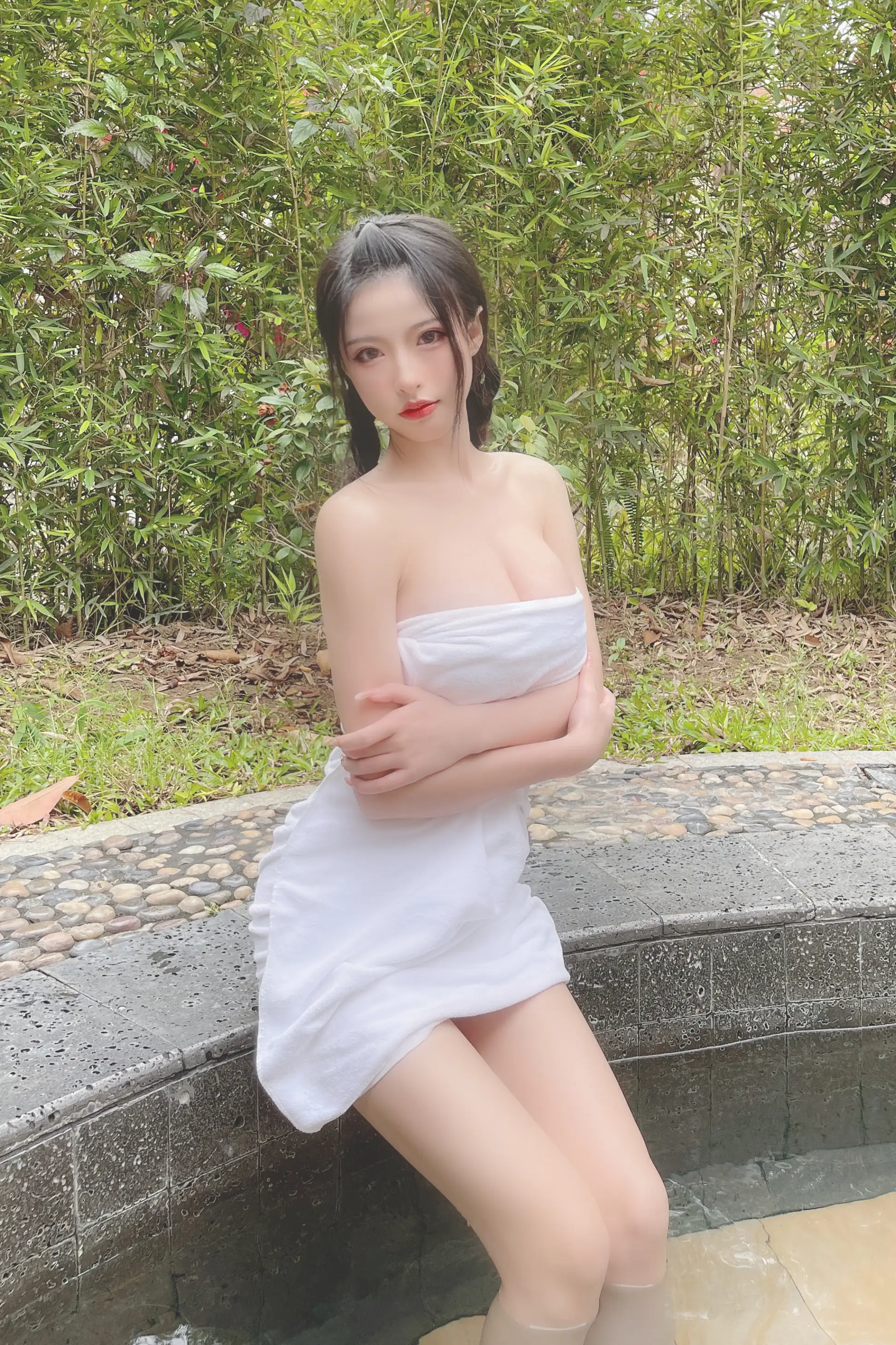 清水由乃 NO.019 温泉浴巾 [26P1V-233MB] - 第3张