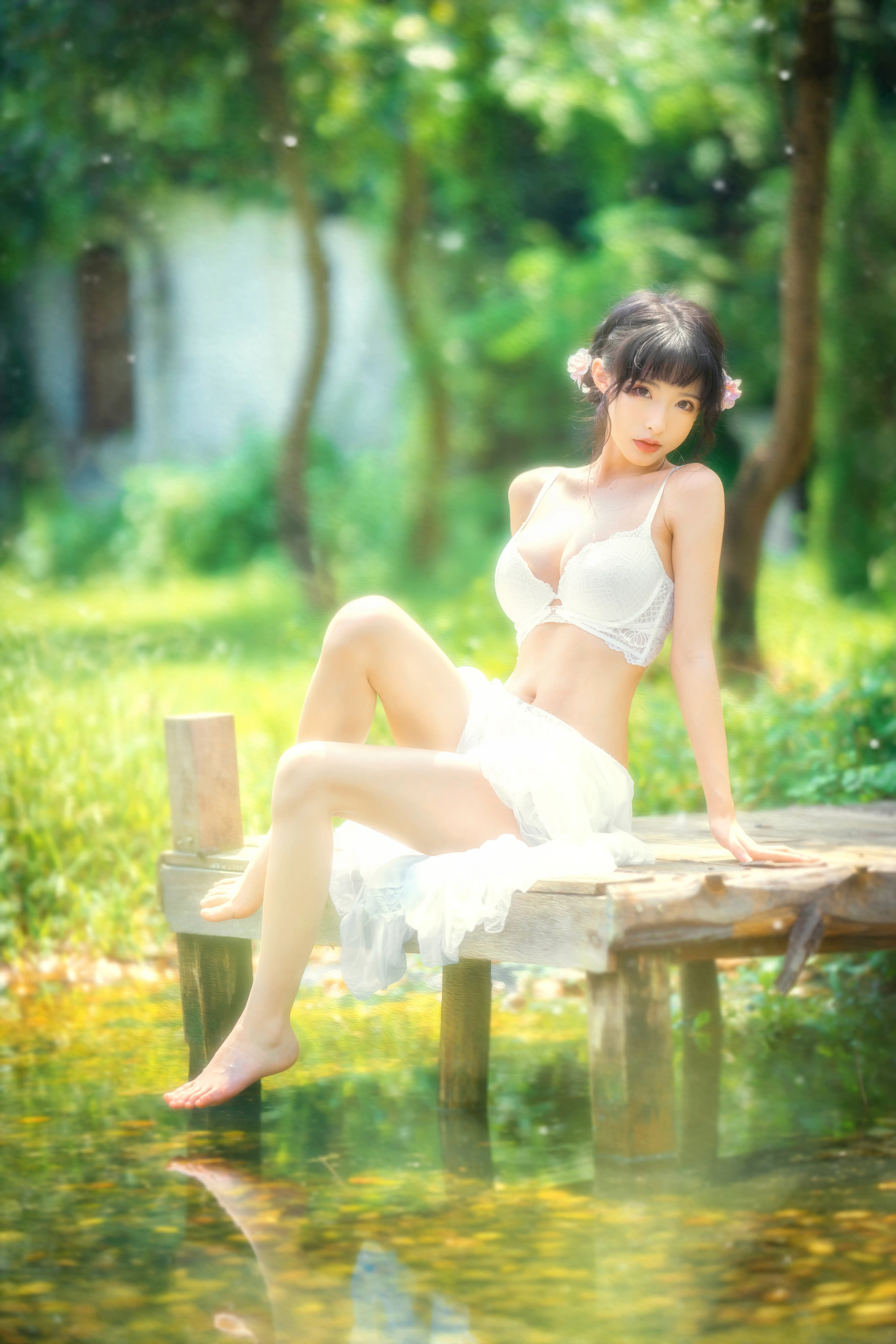 清水由乃 NO.027 蕾丝花园 [34P-793MB] - 第2张
