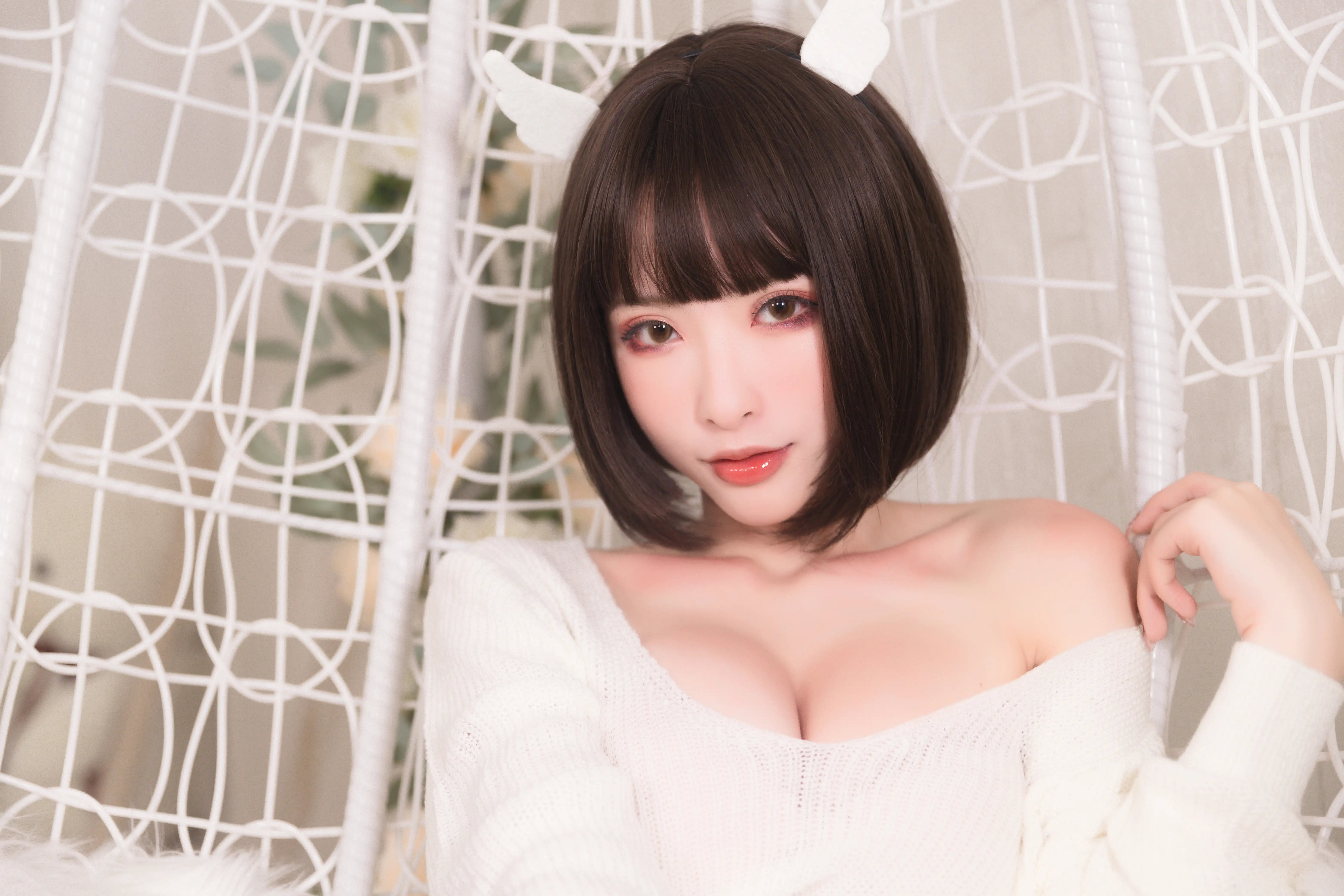 清水由乃 NO.036 白色毛衣[32P+1V-490.15MB]