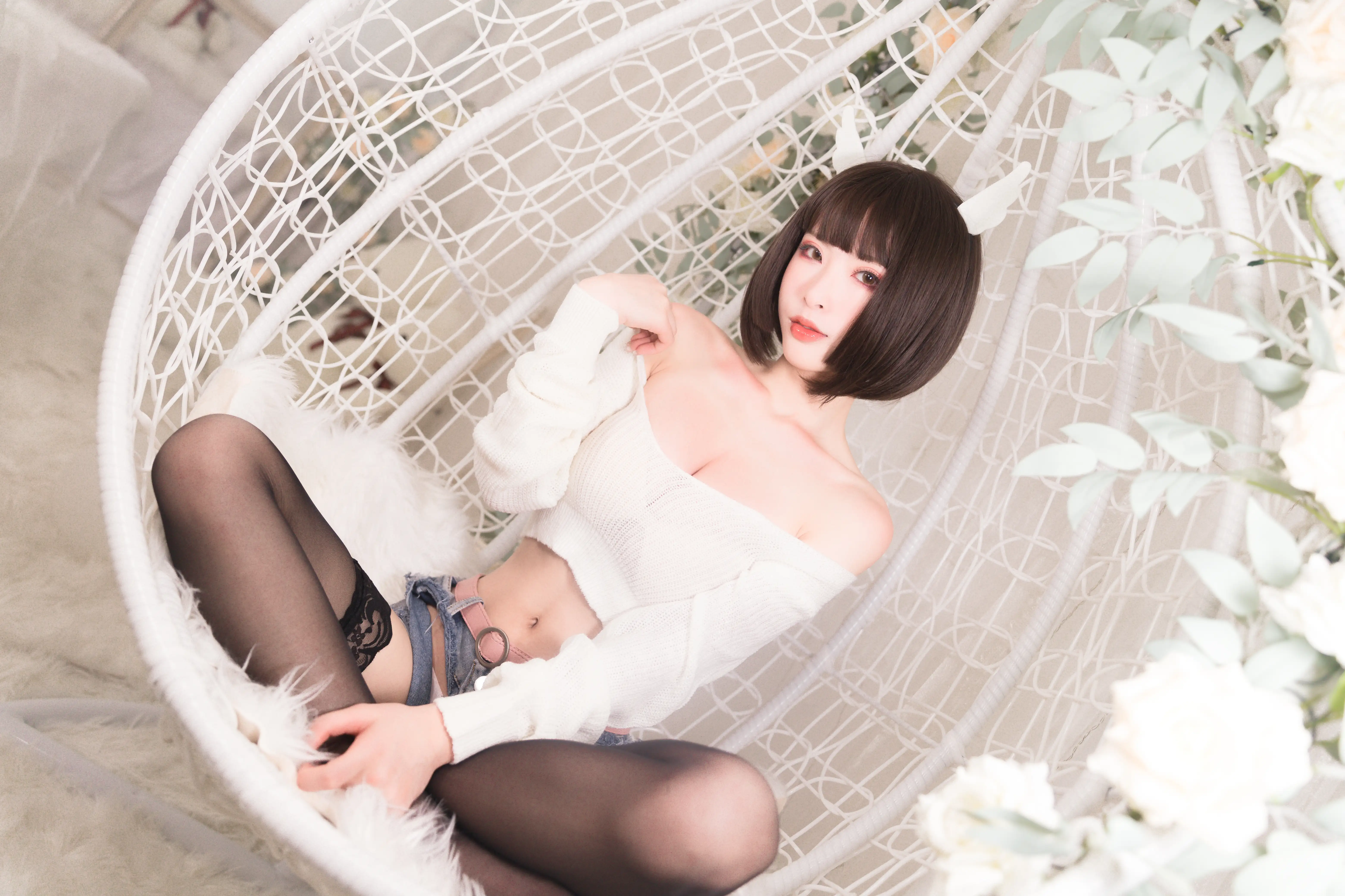 清水由乃 NO.036 白色毛衣[32P+1V-490.15MB] - 第6张