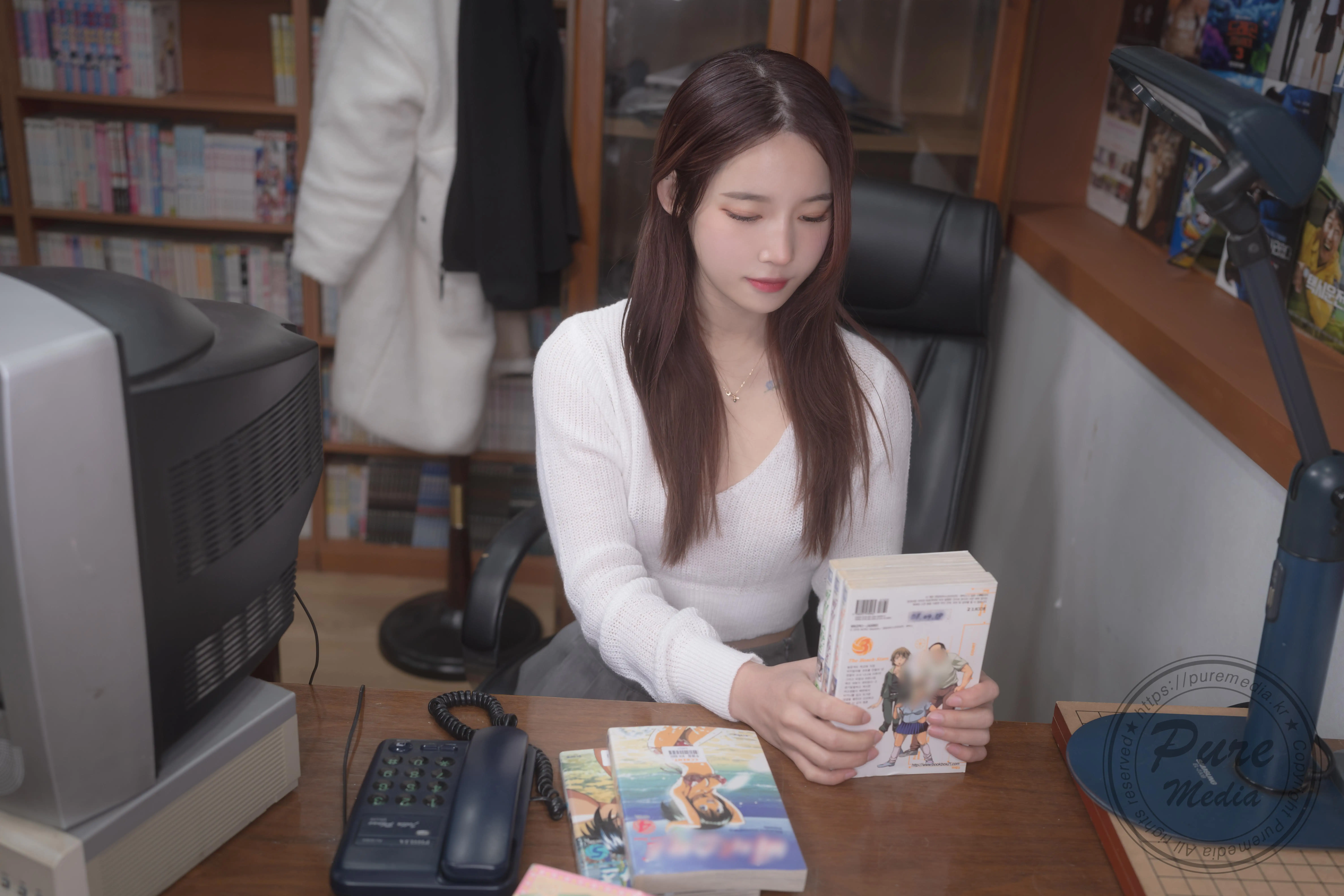 Yeha (예하) NO.019 Pure Media 273 Yeha (예하) Dreaming with library girl [201P／378MB] - 第2张