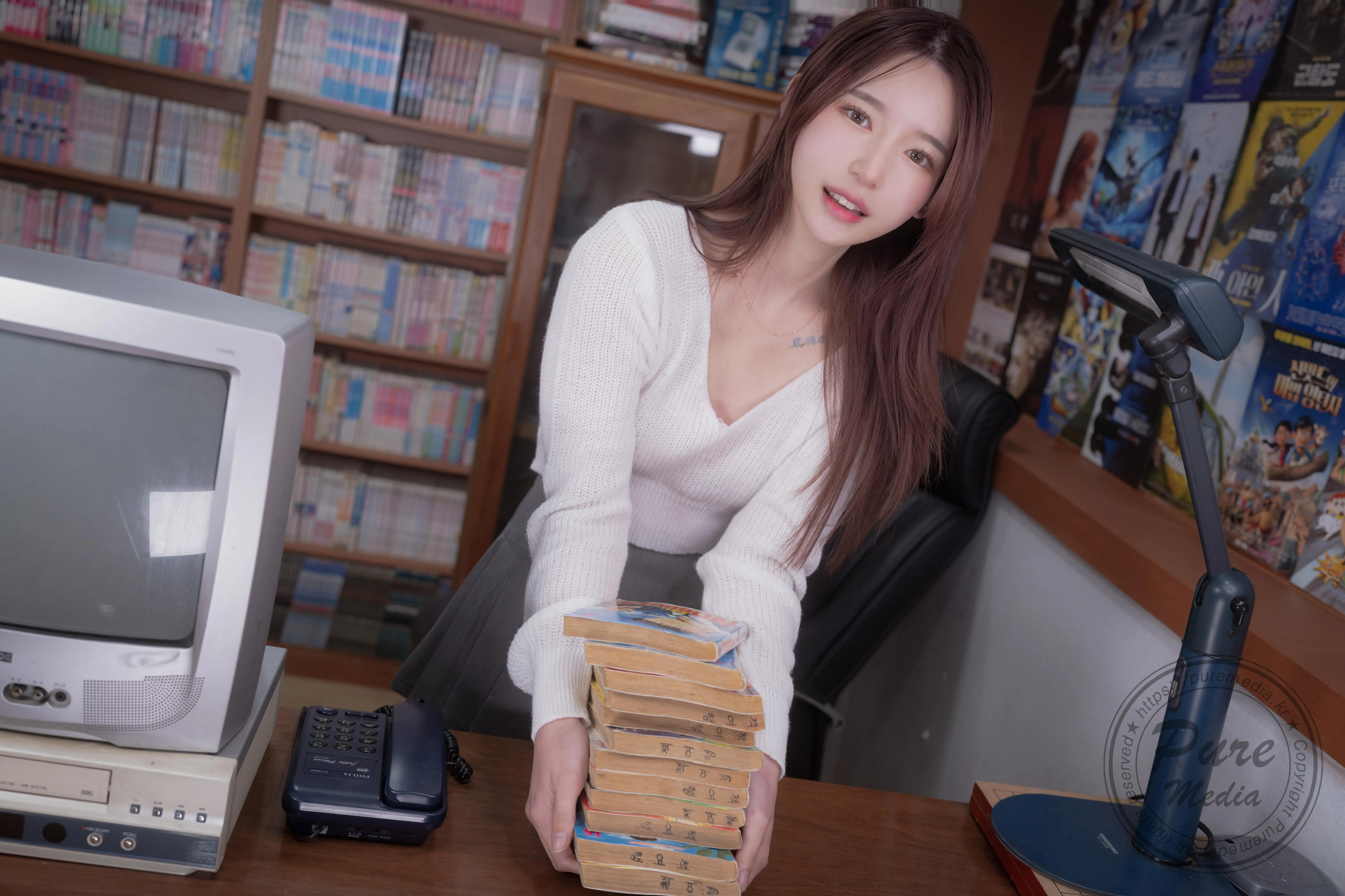 Yeha (예하) NO.019 Pure Media 273 Yeha (예하) Dreaming with library girl [201P／378MB]