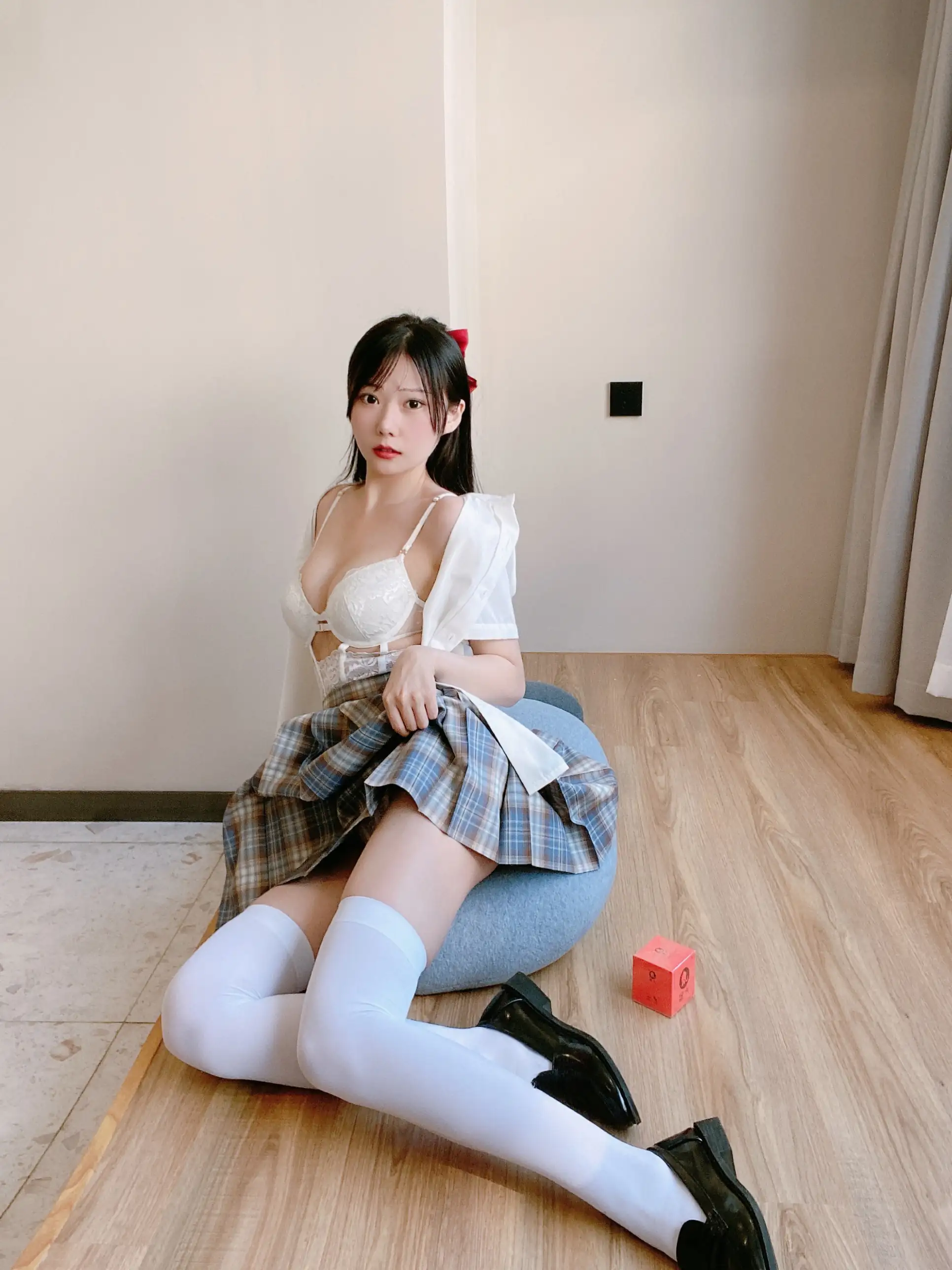 香草喵露露 – NO.069 大象 JK格子裙[30P-96.3M] - 第3张