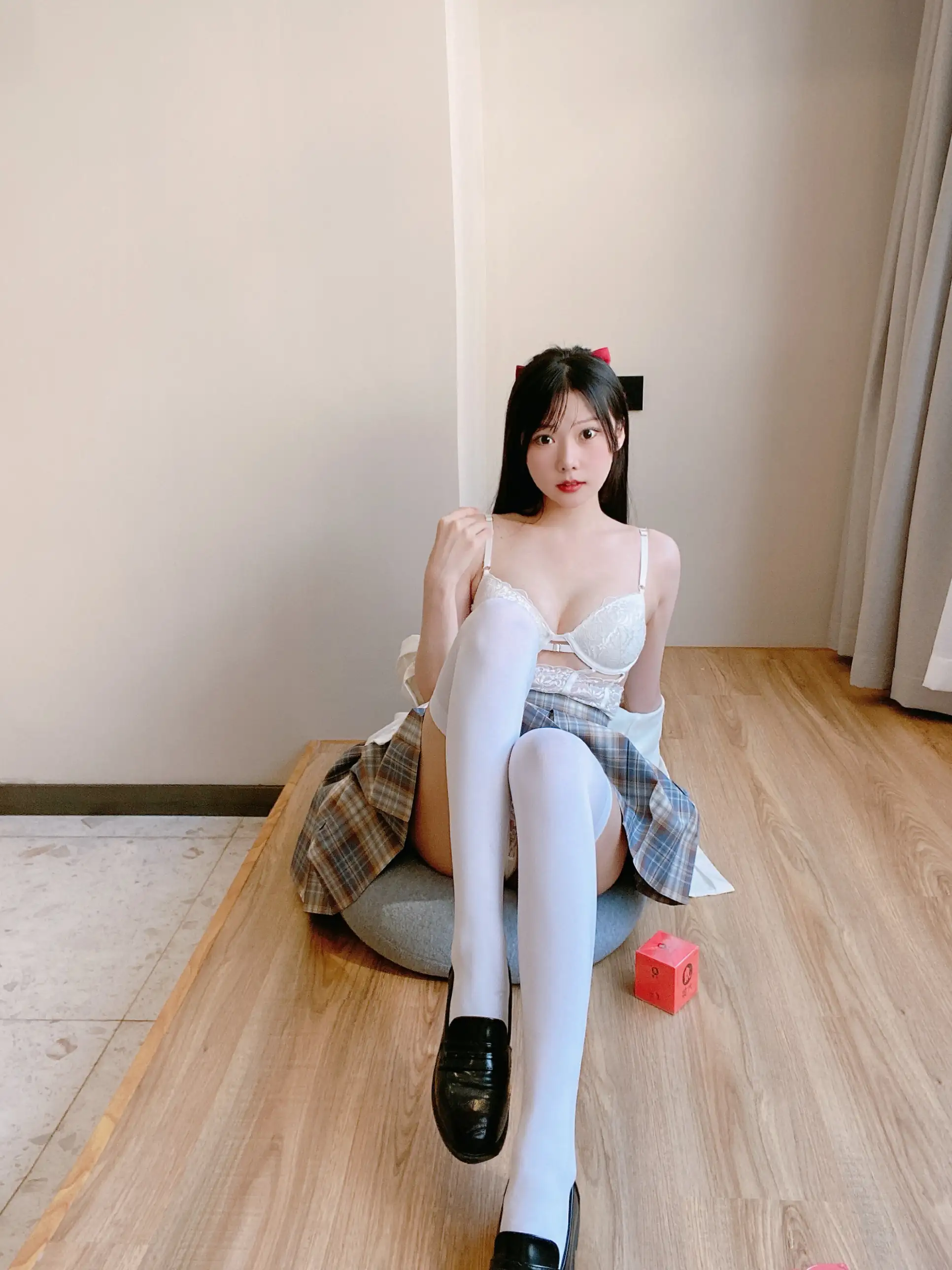 香草喵露露 – NO.069 大象 JK格子裙[30P-96.3M] - 第7张