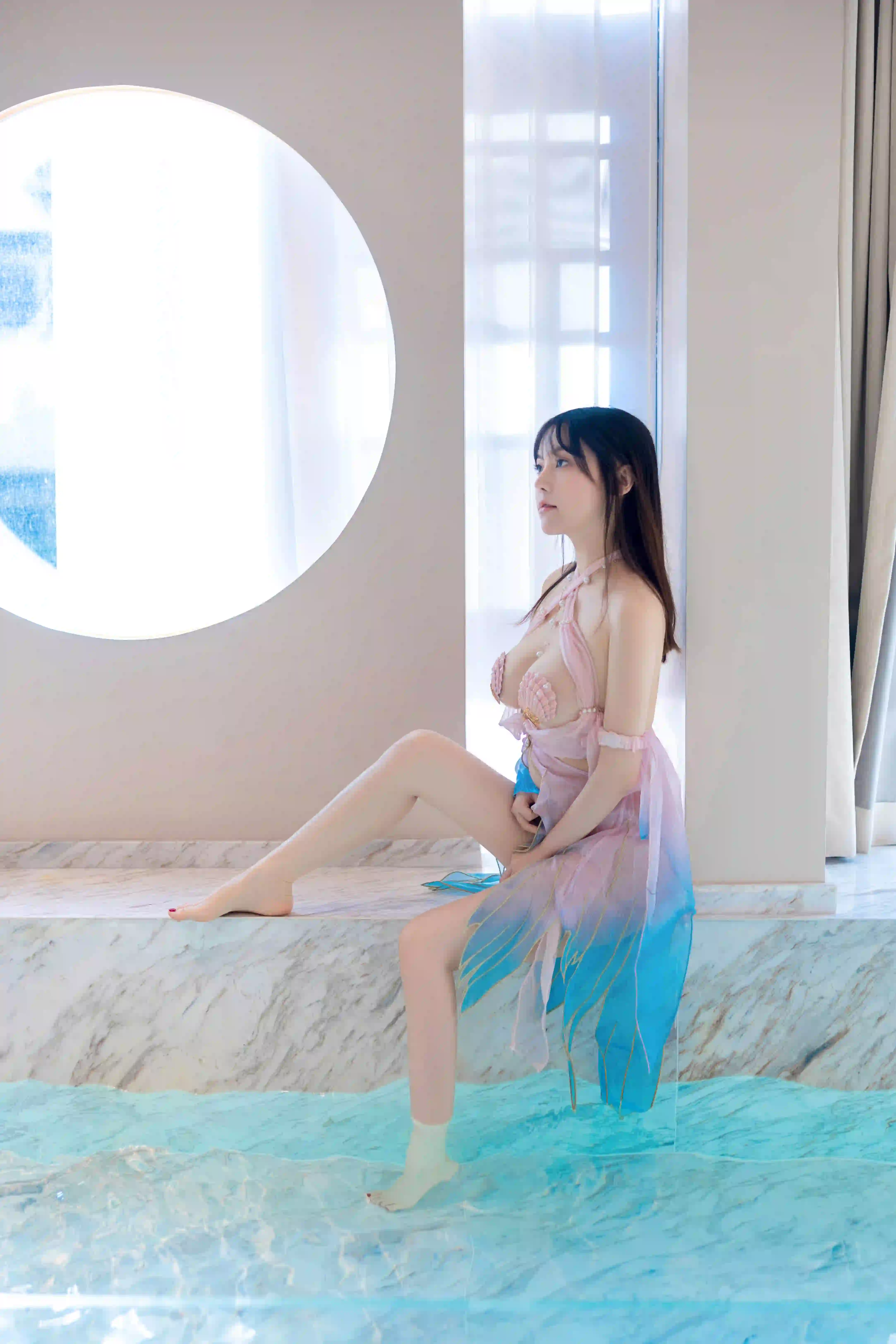 豆瓣酱 NO.001 内购无水印 NO.7650 贝壳泳衣 [78P 1.07 GB] - 第2张