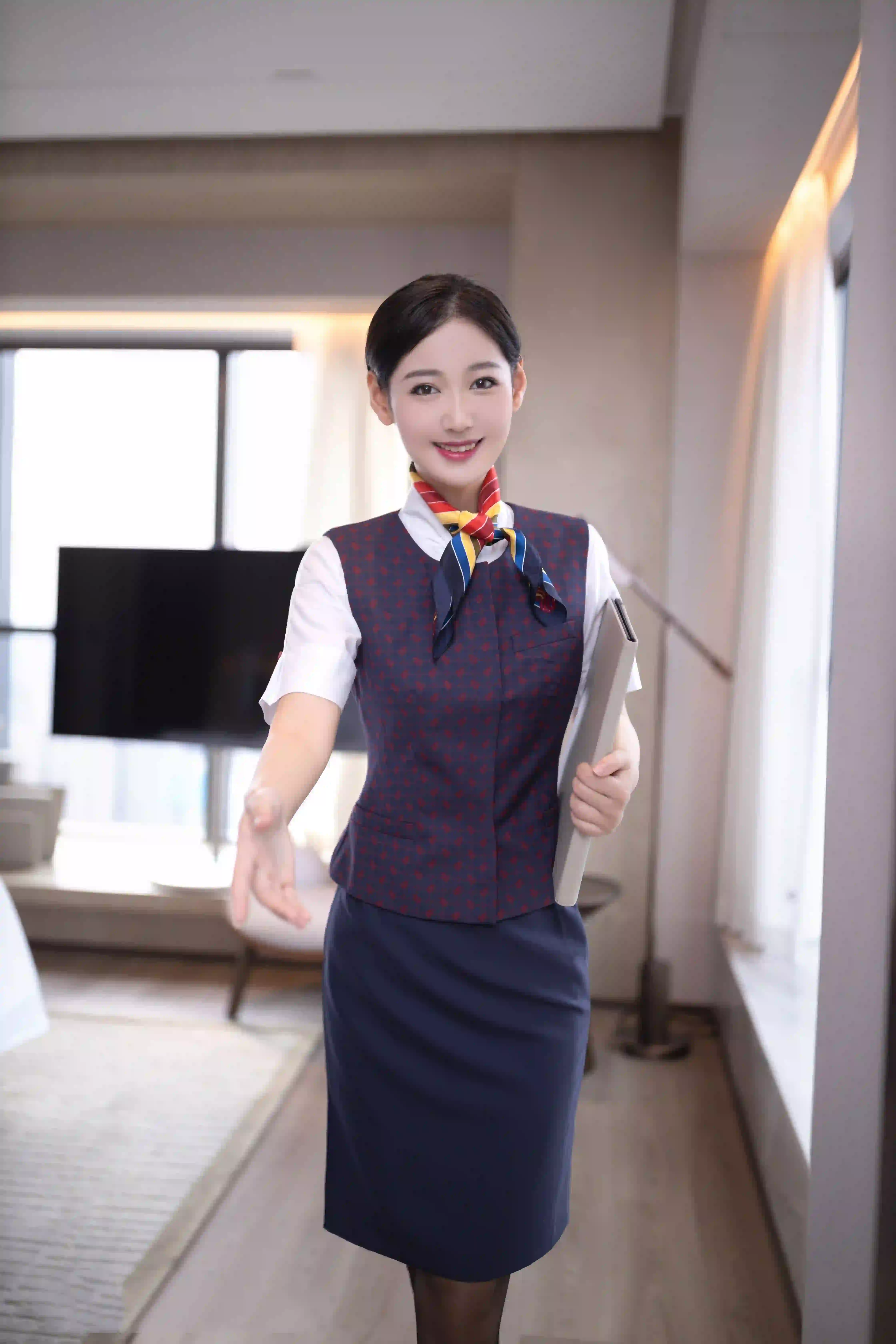唐安琪 NO.001 内购无水印 国航空姐 [89P／1.05GB] - 第3张