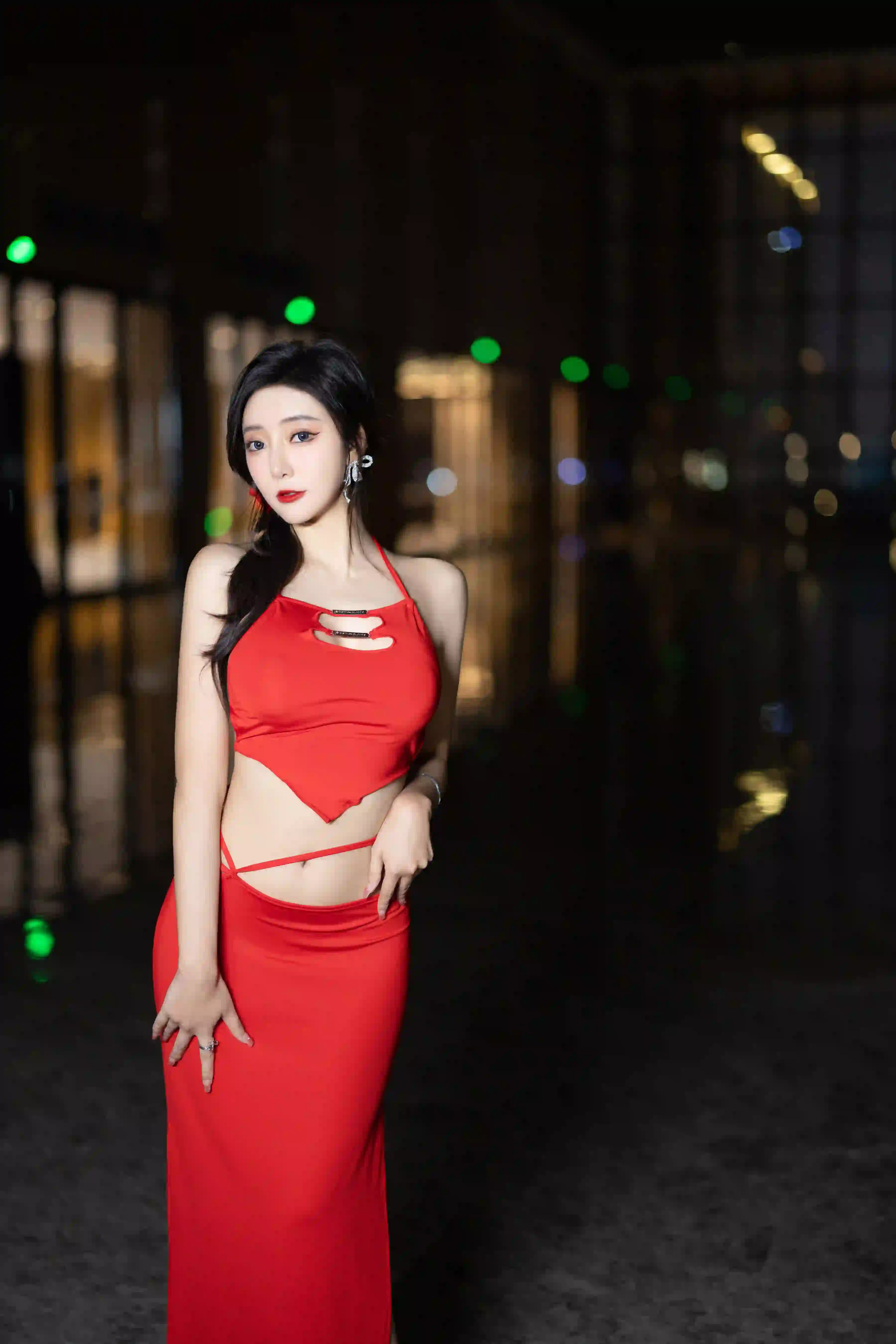 王馨瑶 NO.030 内购无水印 NO.8378 红色裙子拼杏色毛毛情趣 [100P 317.83 MB] - 第3张