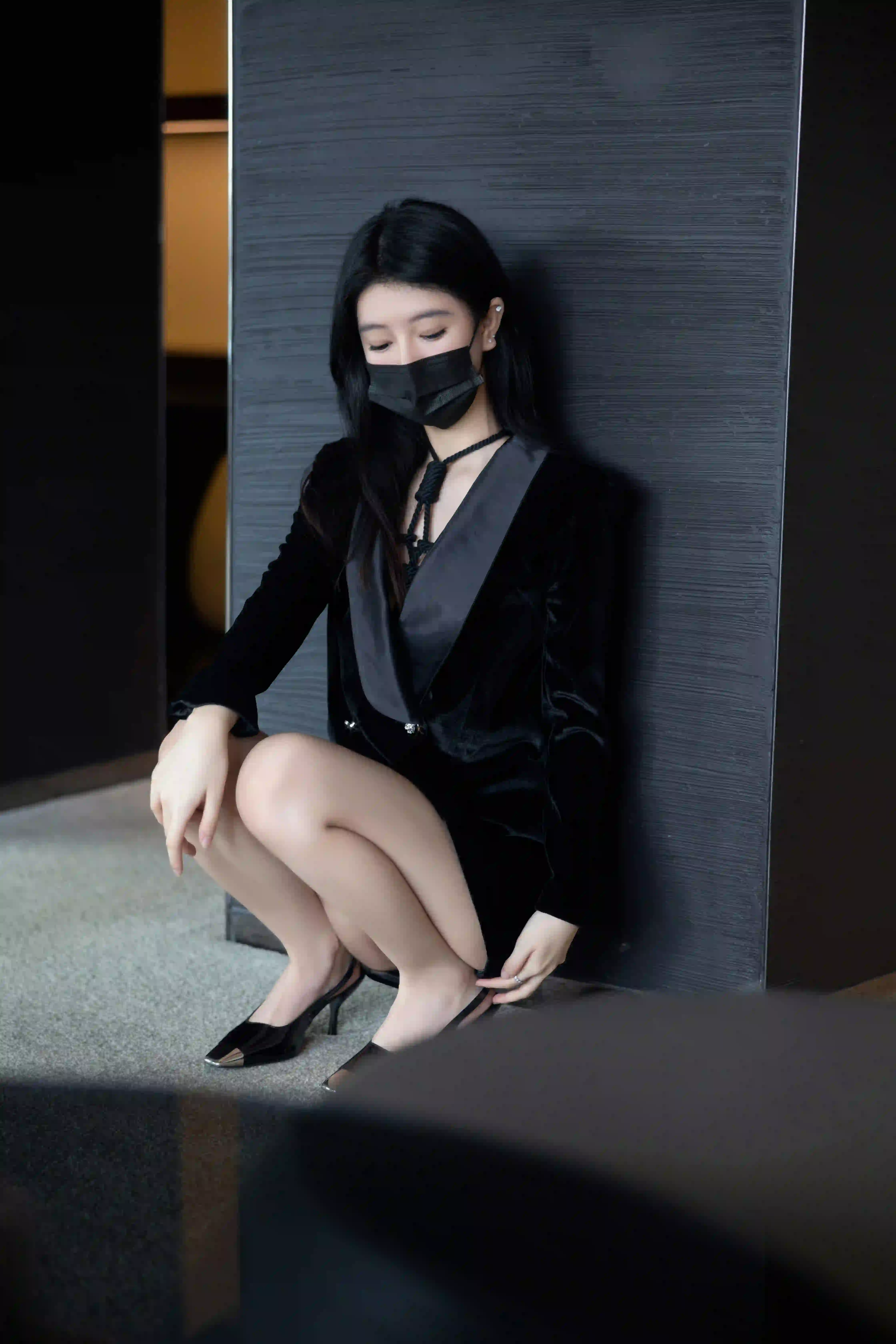 谢小蒽 NO.036 内购无水印 7121 黑色绳缚 [113P 1.86 GB] - 第3张