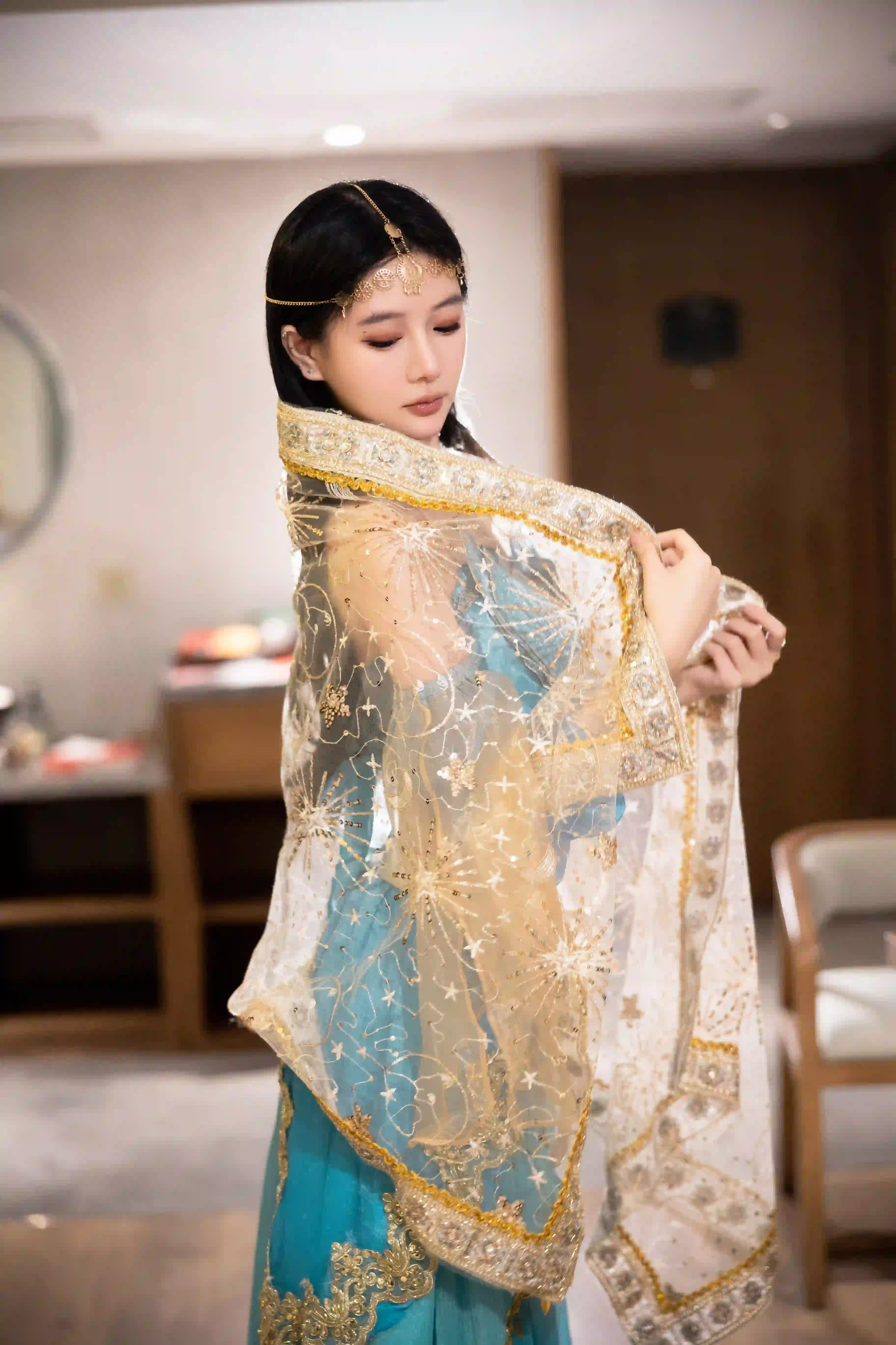 谢小蒽 NO.045 内购无水印 7469 西域舞娘 [92P 1.02 GB] - 第2张