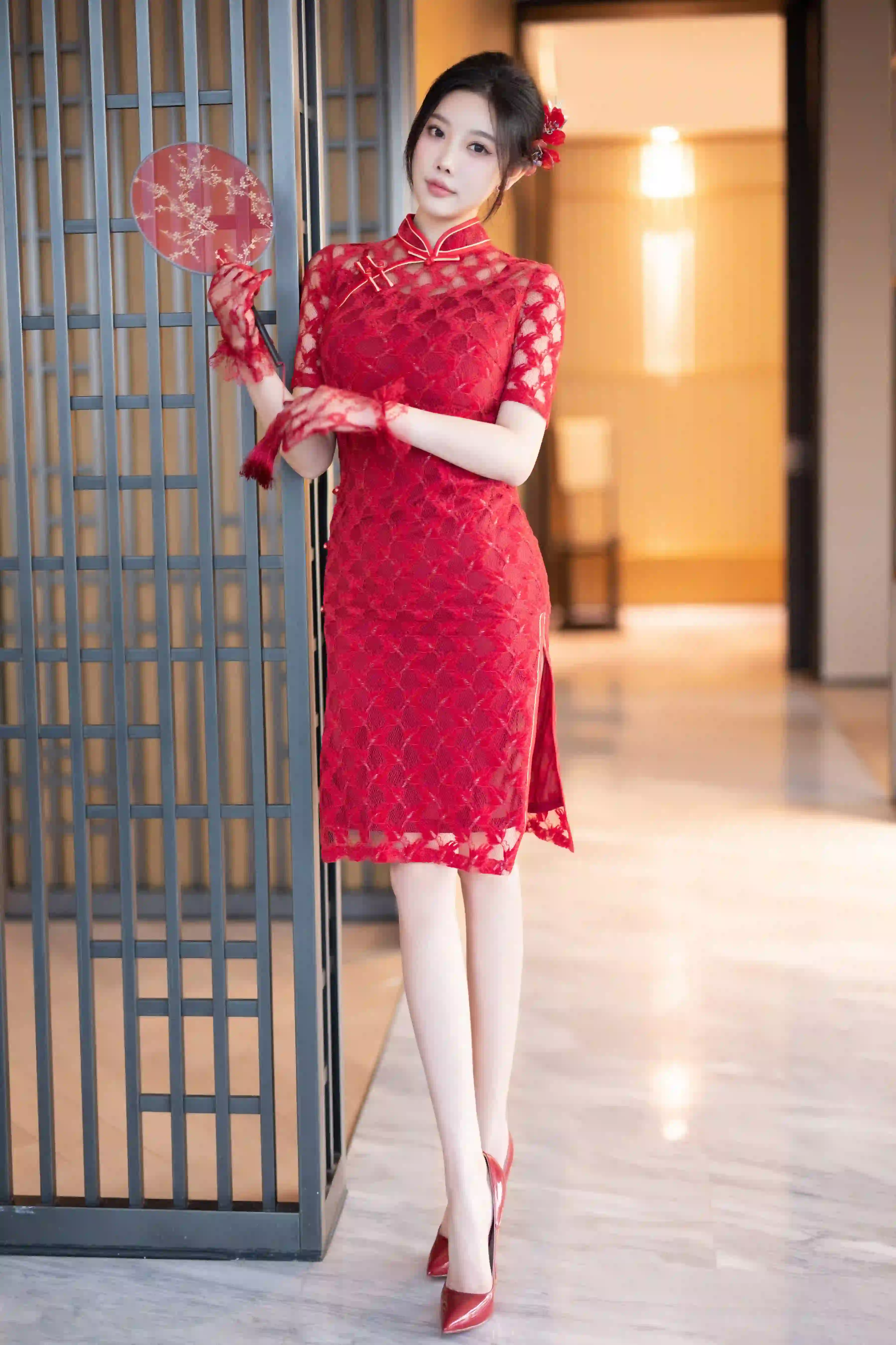 杨晨晨 NO.002 内购无水印 1184 2024新春旗袍 中式婚服[103P2V 1.26GB] - 第3张