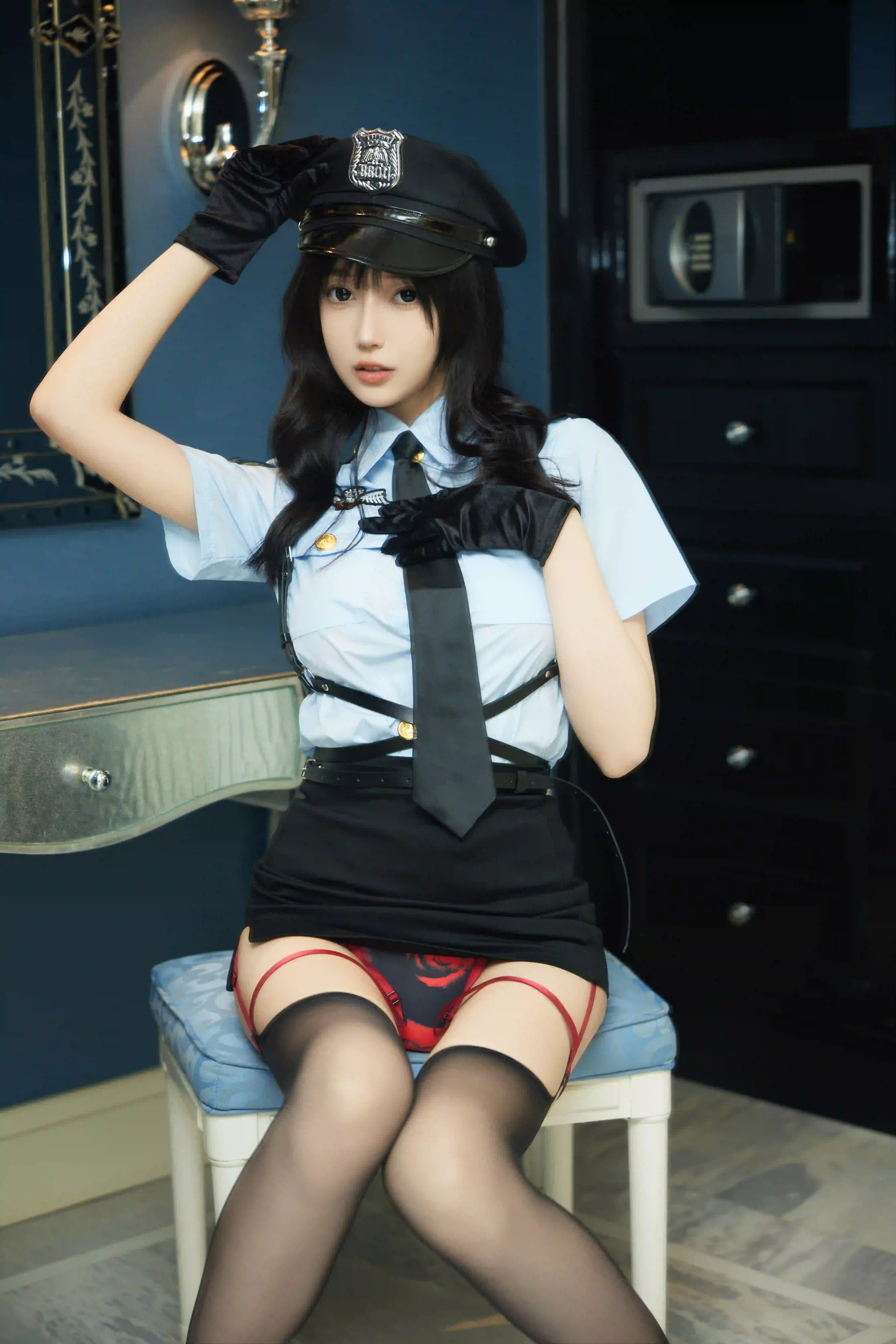 玥儿玥 NO.005 内购无水印 蓝色制服 [82P-1.74GB] - 第3张