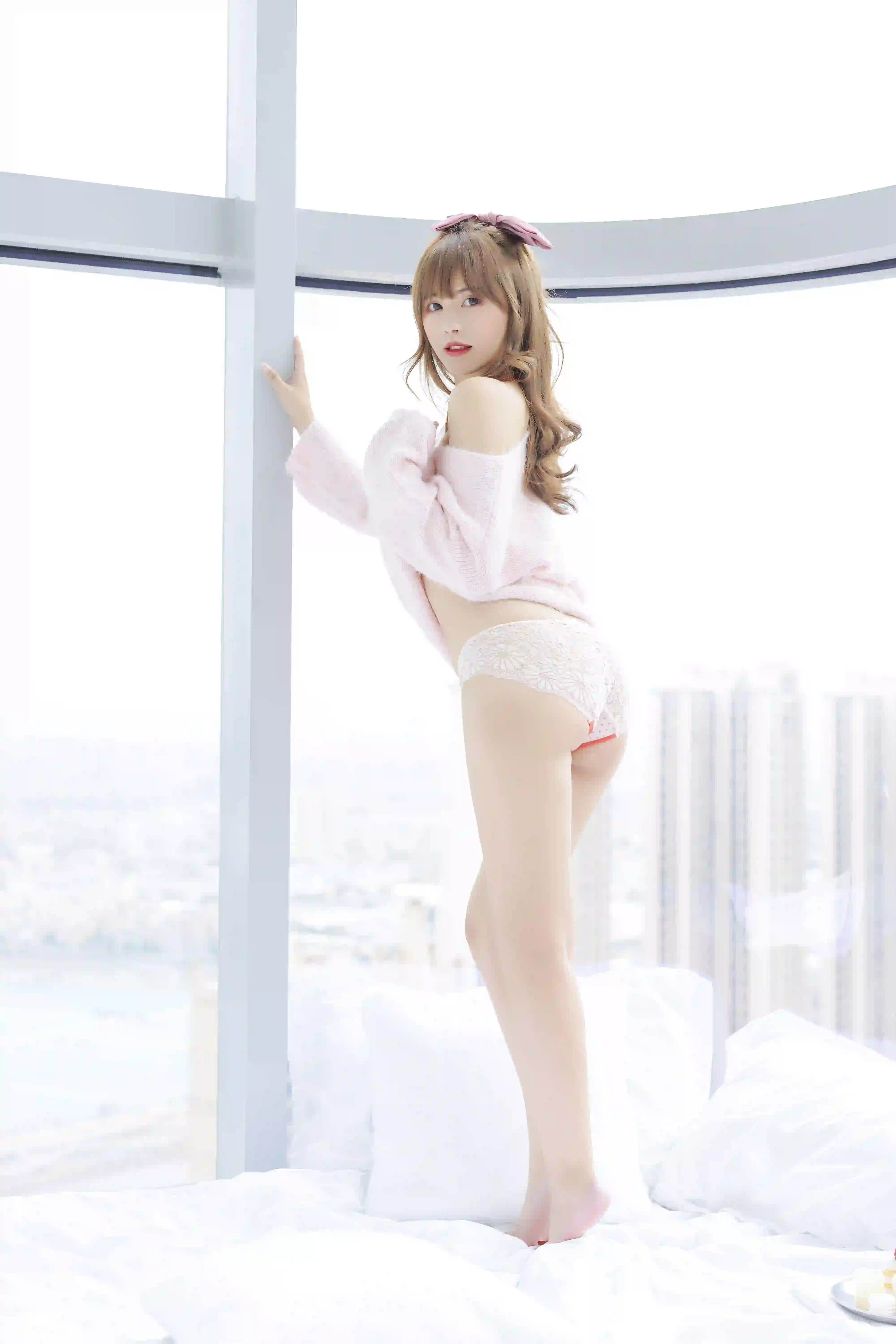 张思允Nice NO.005 内购无水印 粉色毛衣 [60P 655.59 MB] - 第2张