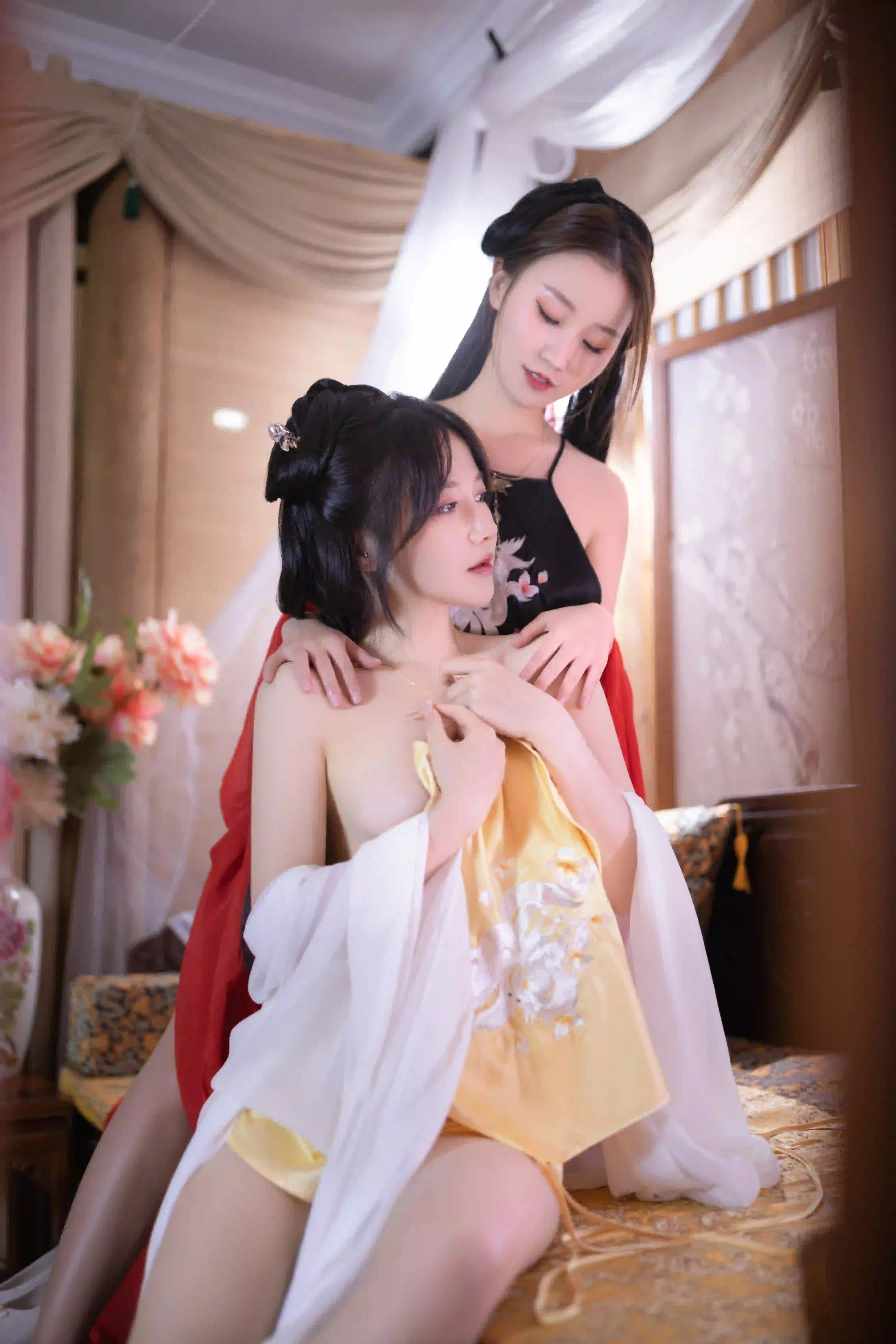 鱼子酱Fish NO.079 内购无水印 双人古装 长明姝 情欲百合 [153P 2.21GB] - 第3张